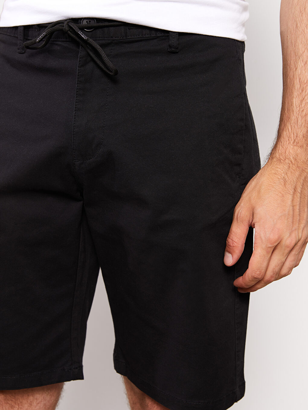 Slim Fit Gabardine Men's Shorts -S2CO71Z8-RQL