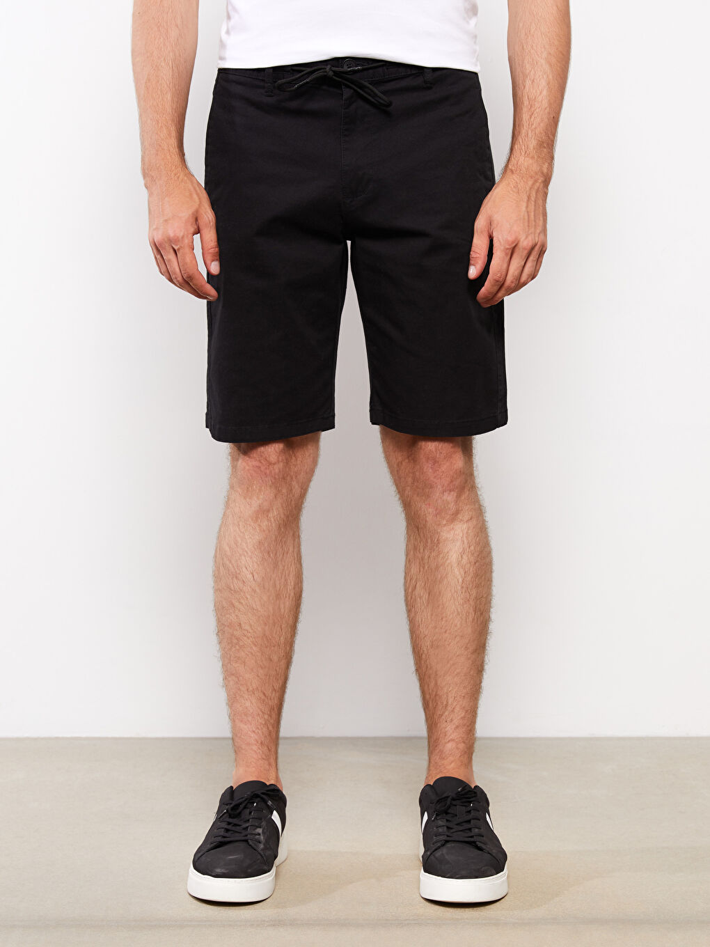 Slim Fit Gabardine Men's Shorts -S2CO71Z8-RQL