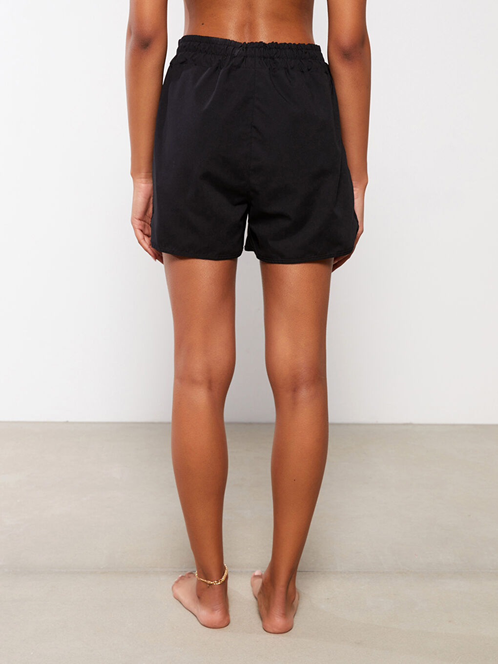 Shorts de Bain à Motifs avec Taille Élastiquée pour Femmes-6