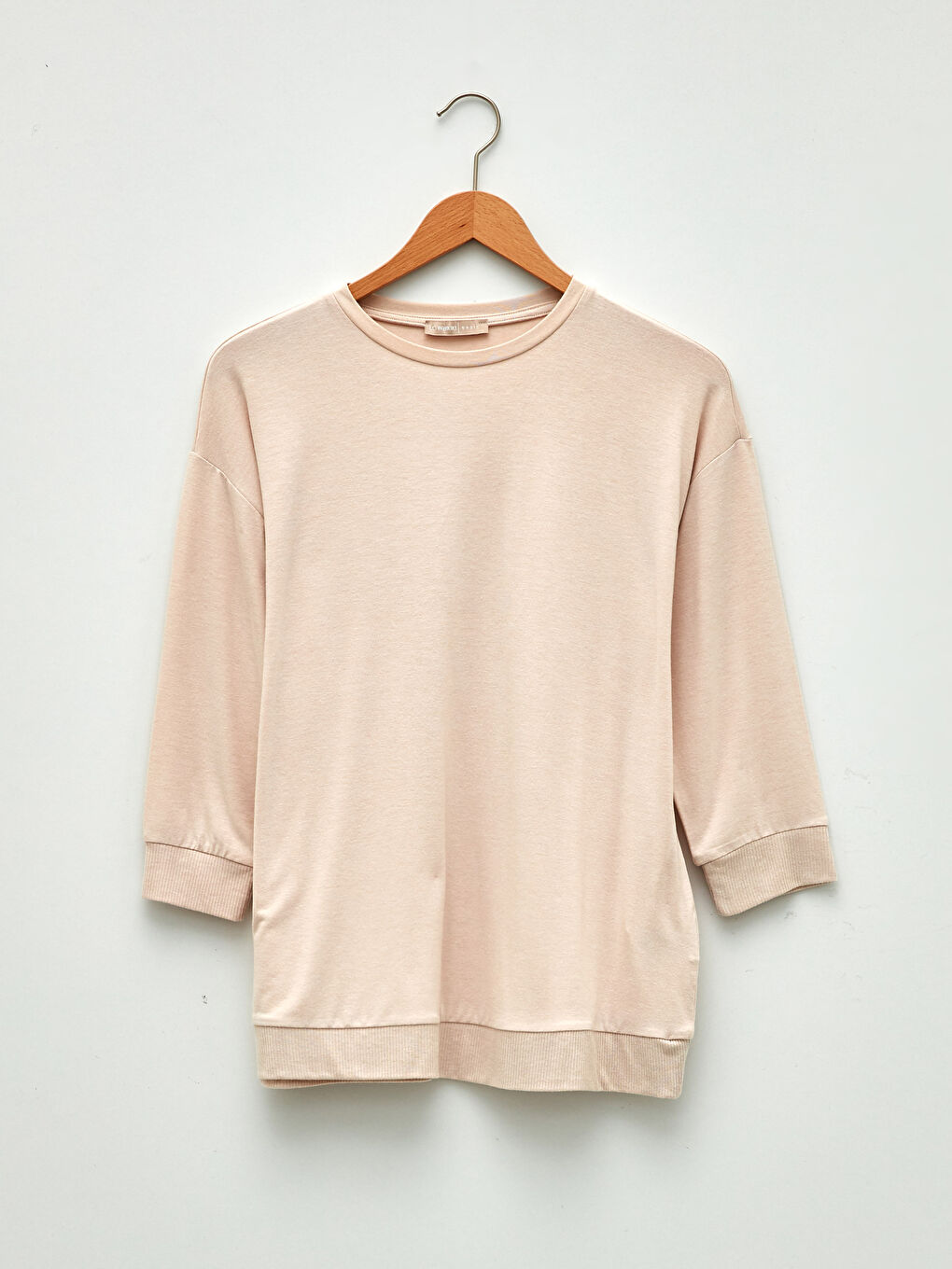 Women's Crew Neck Plain T-Shirt-4