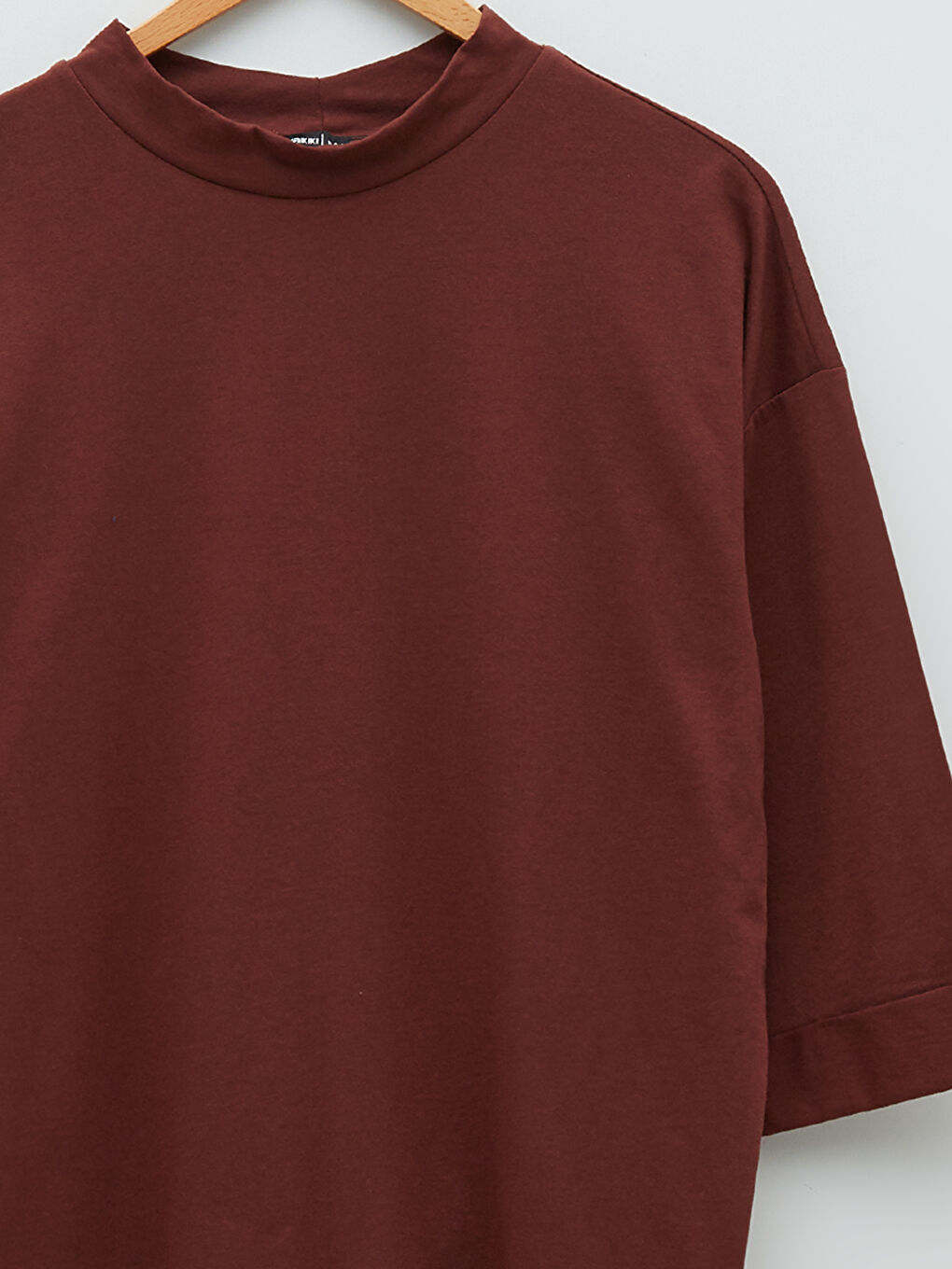 Trichterkragen Schlicht Oversize Tunika für Damen-7