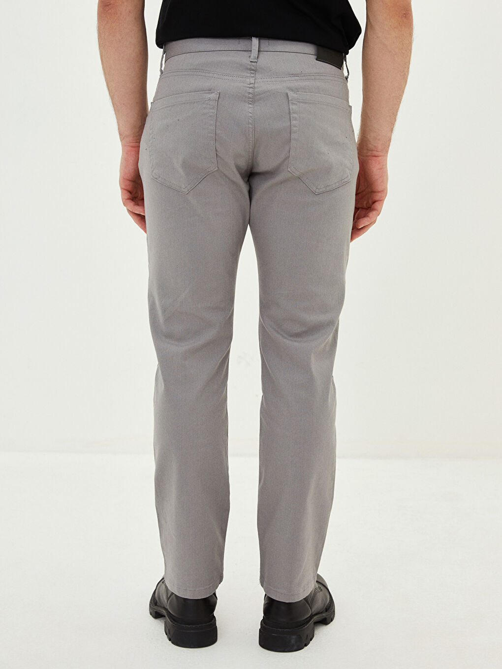 Gri Slim Fit Erkek Pantolon-3
