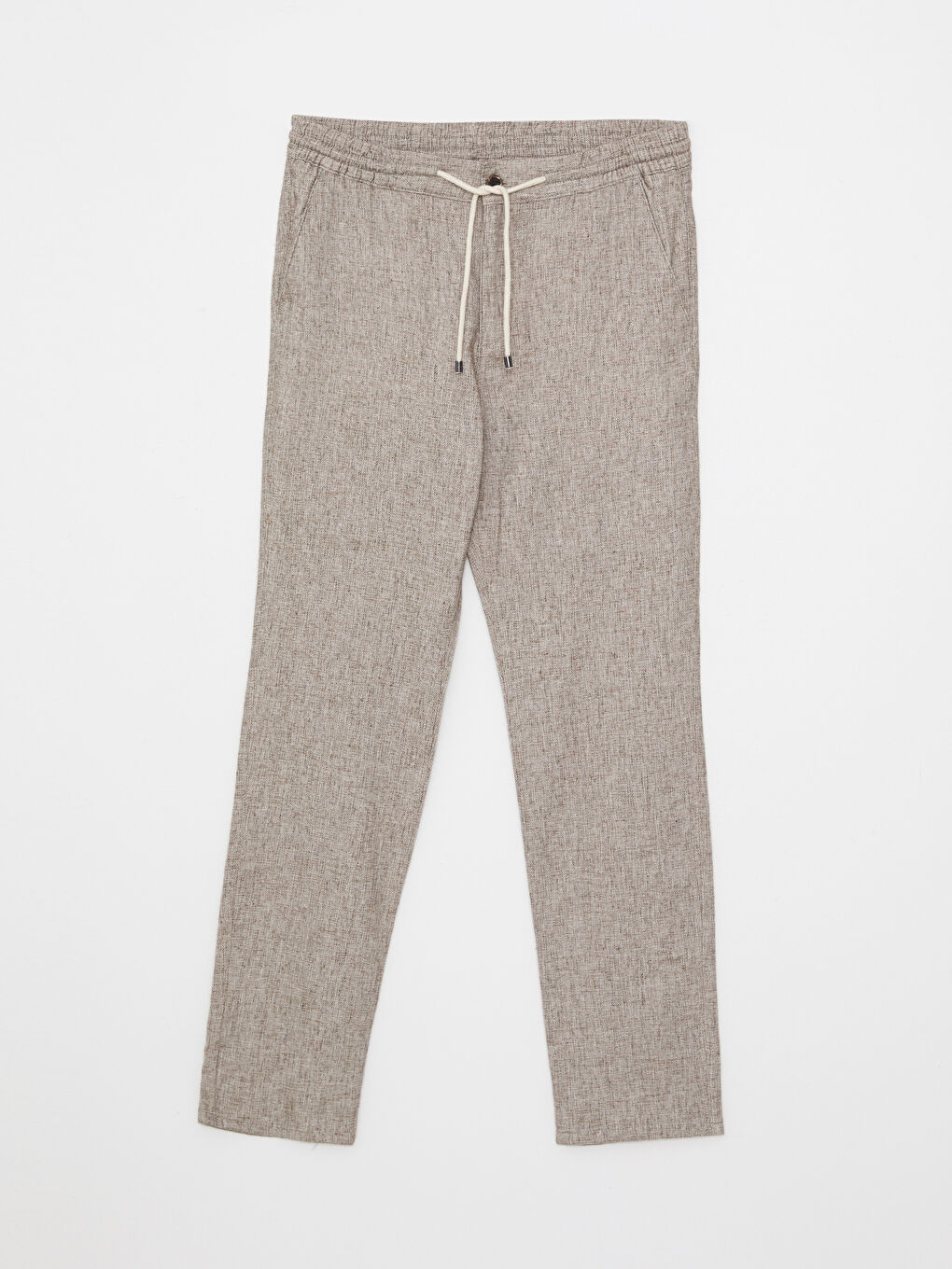 Pantaloni Slim Fit din In pentru Bărbați-5