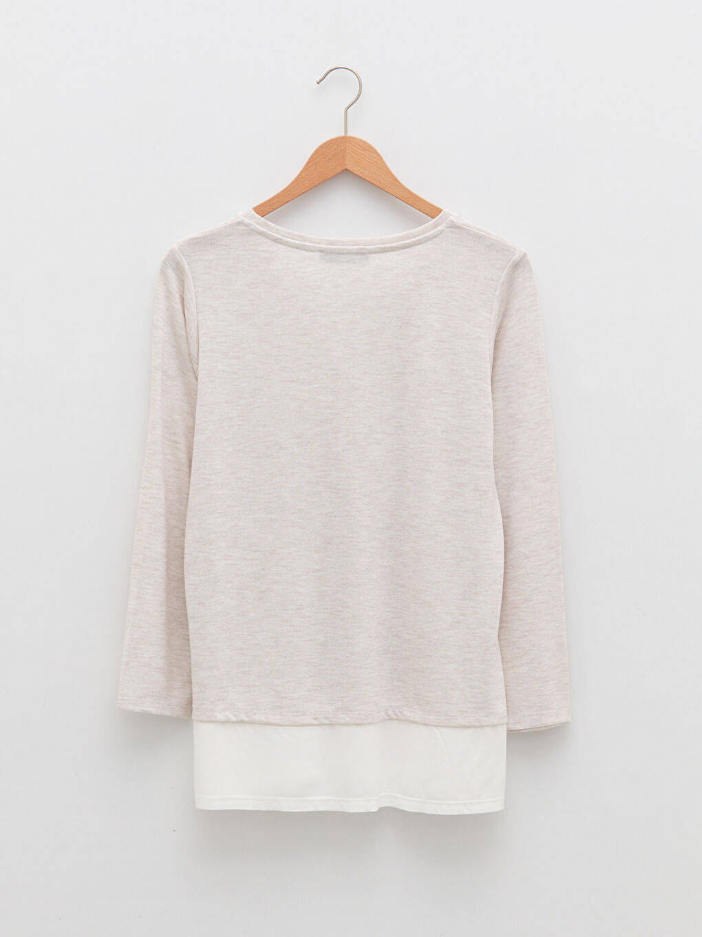 V-Neck Printed Long Sleeve Women's T-Shirt-6