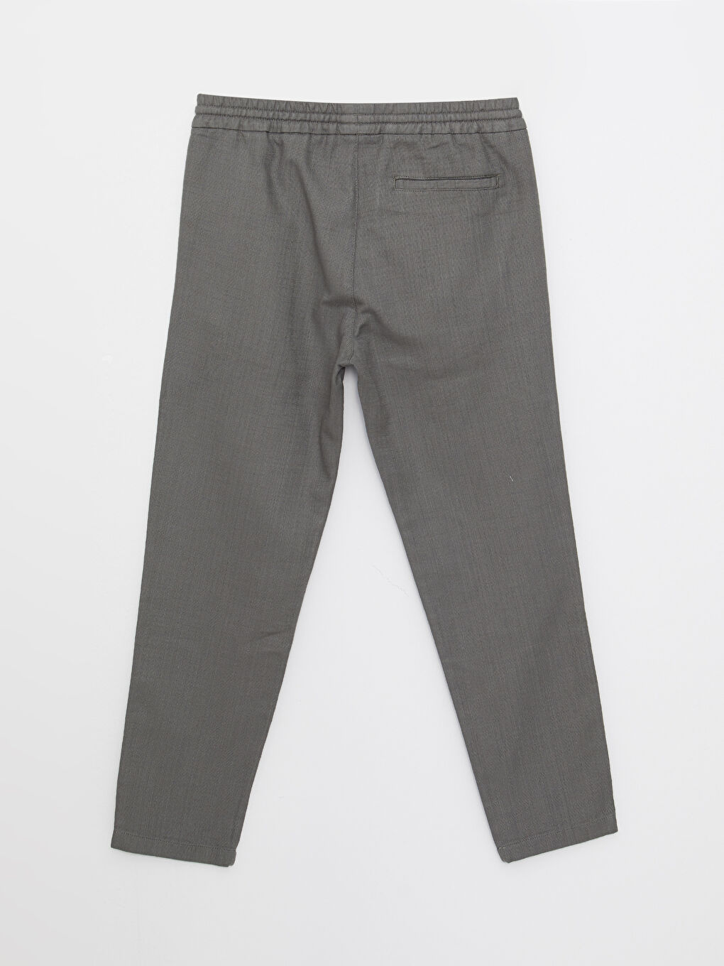 Slim Fit Men's Trousers with Tie Waist Detail -S2CQ00Z8-SCB