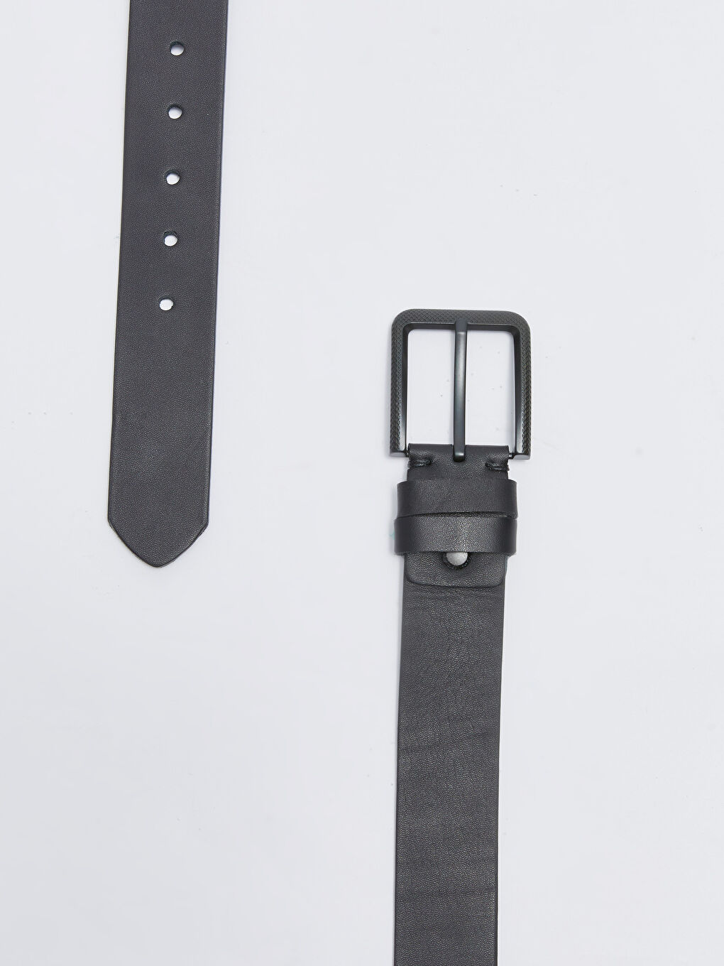 Siyah Hakiki Deri Erkek Kemer-2