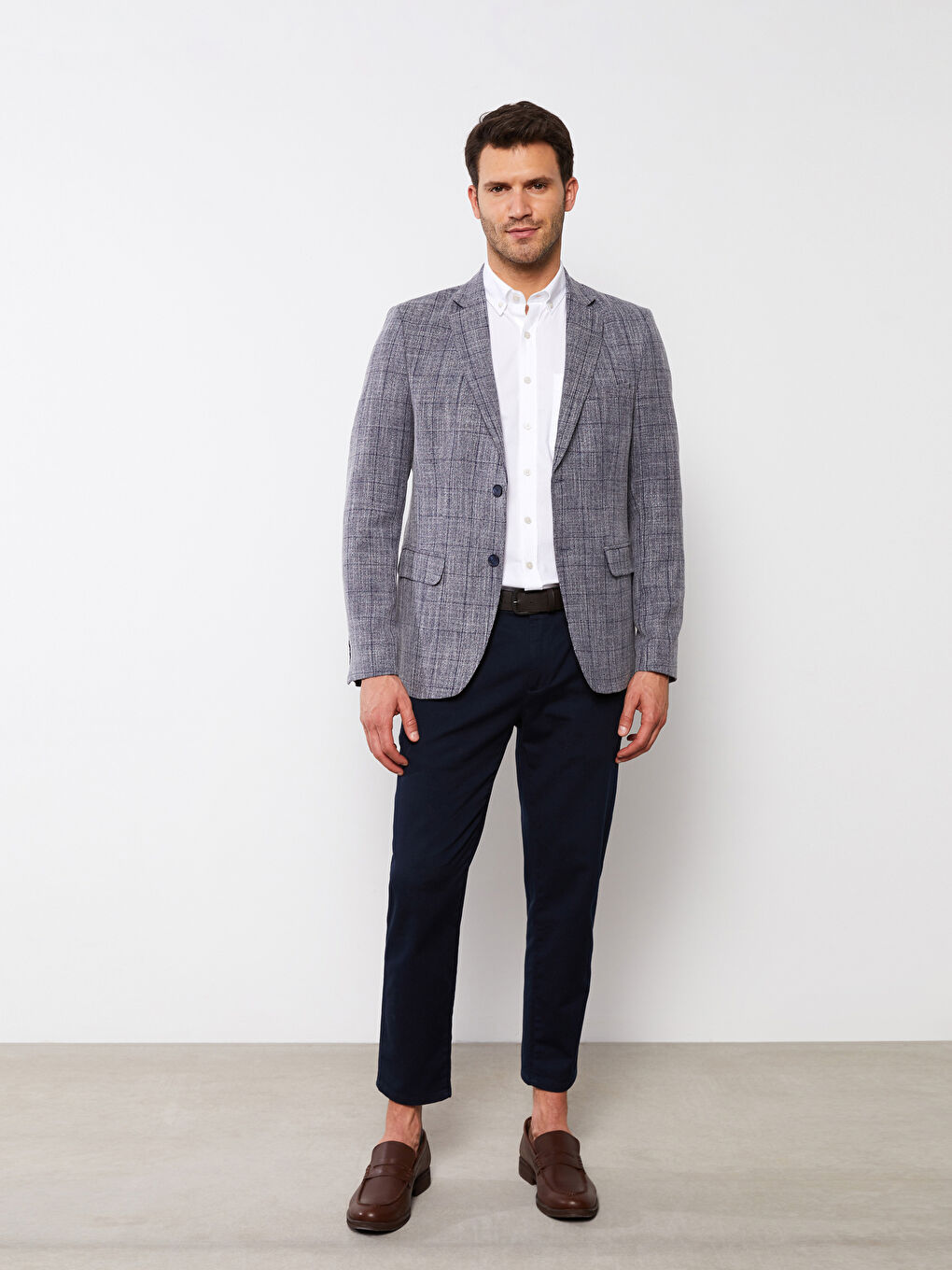 بليزر رجالي بقصة عادية-1