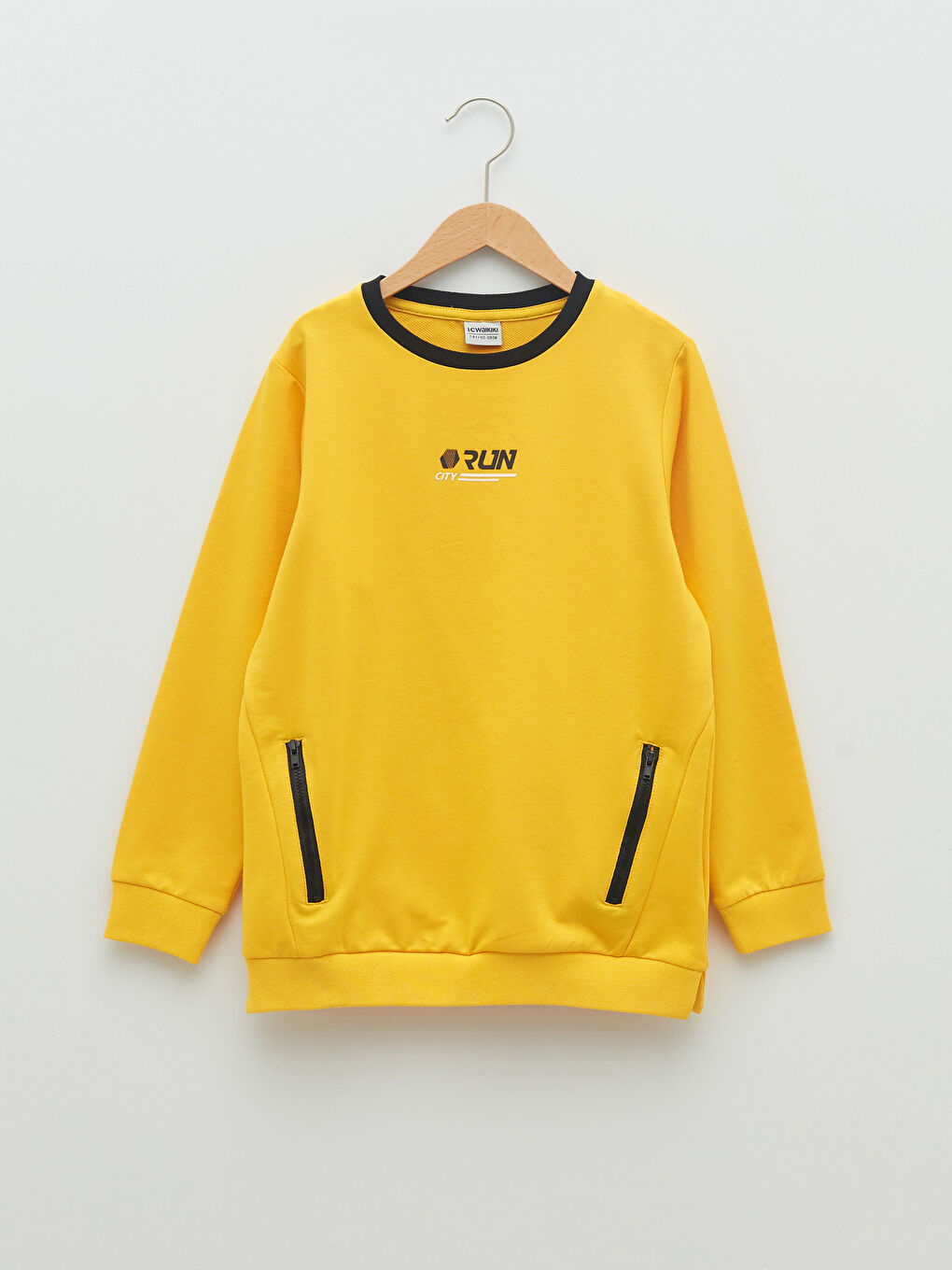 Crew Neck Printed Long Sleeve Boy Sweatshirt -S2CQ55Z4-G7U
