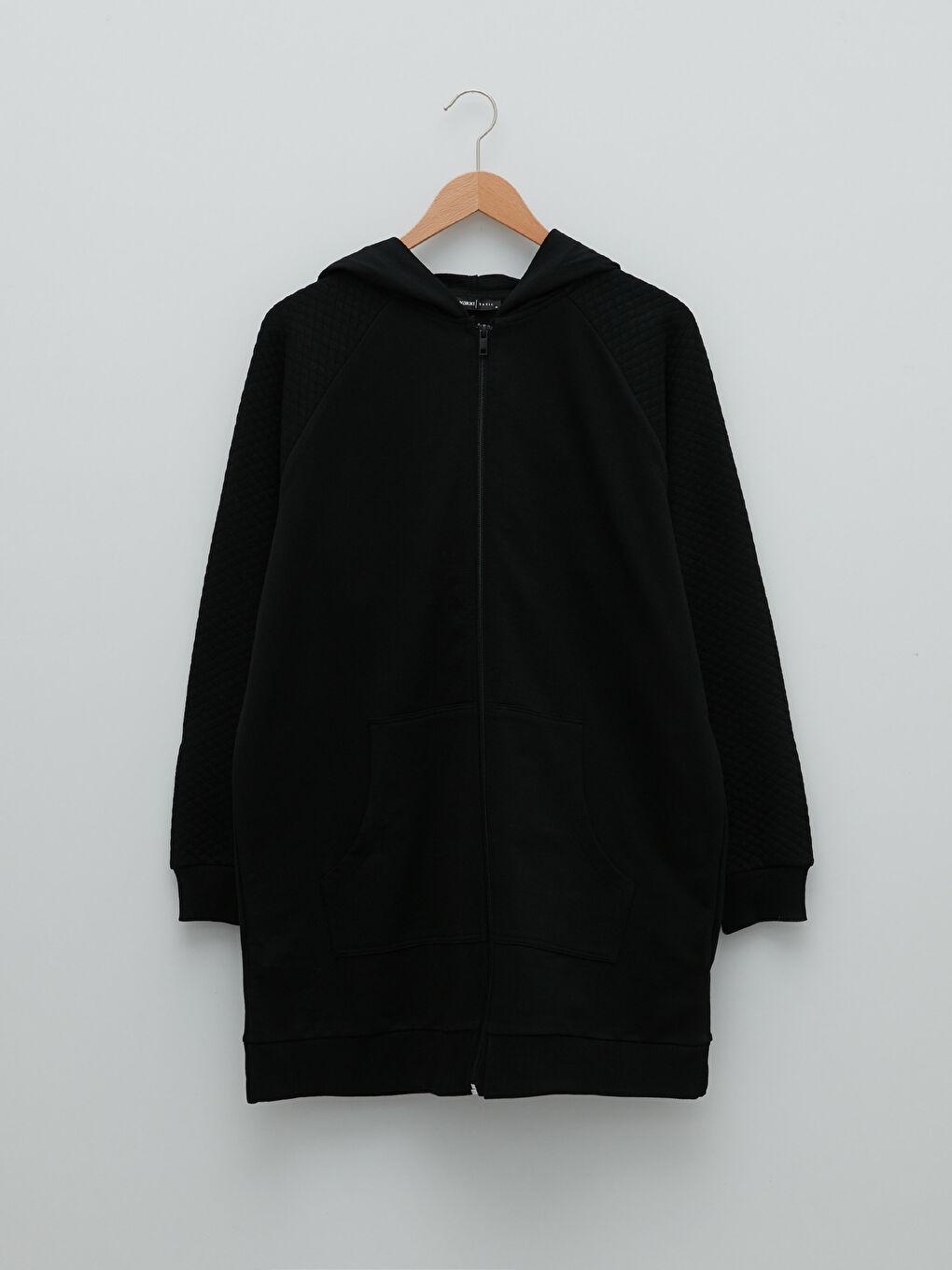 كارديجان رياضي مبطّن بكابوش كم طويل للسيدات-5