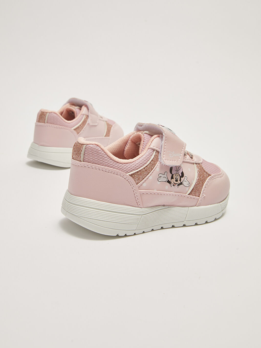 қыздарға арналған minnie mouse лицензияланған жарықтандырылған кроссовкалар-5