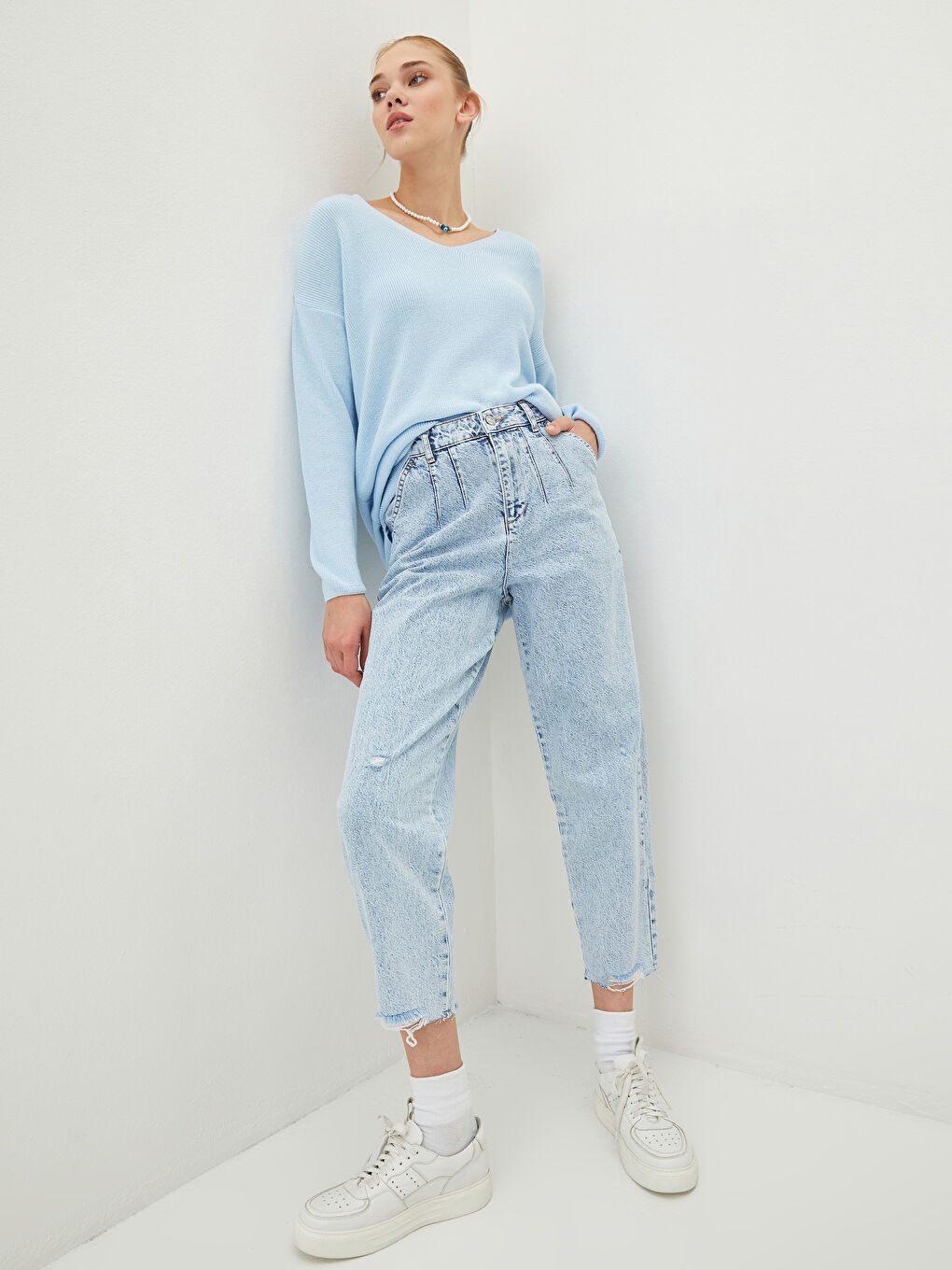 High Waist Slouchy Pocket Detailed Women's Rodeo Jeans