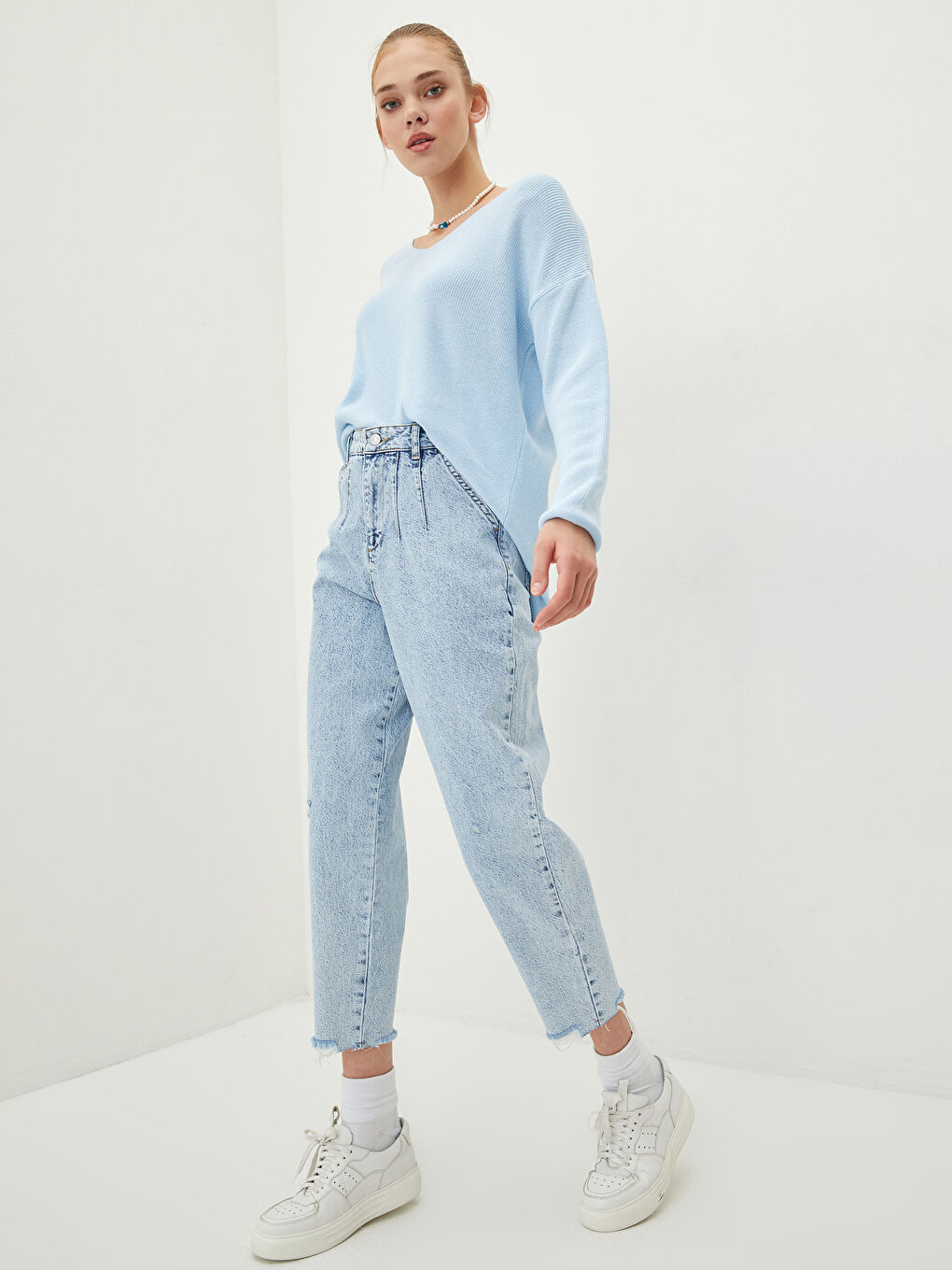 High Waist Slouchy Pocket Detailed Women's Rodeo Jeans-2