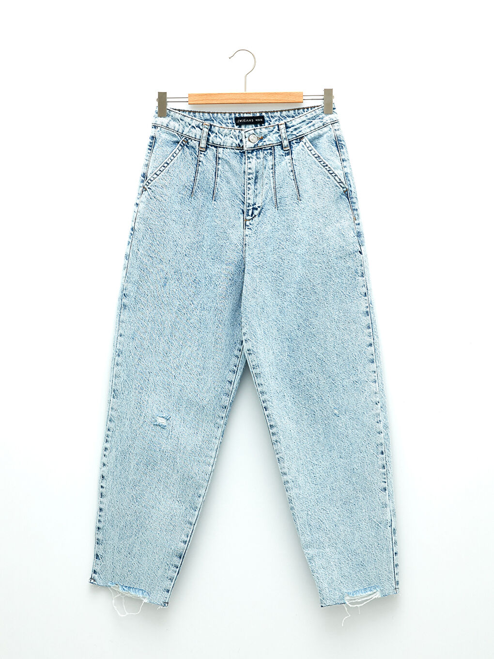 High Waist Slouchy Pocket Detailed Women's Rodeo Jeans-6