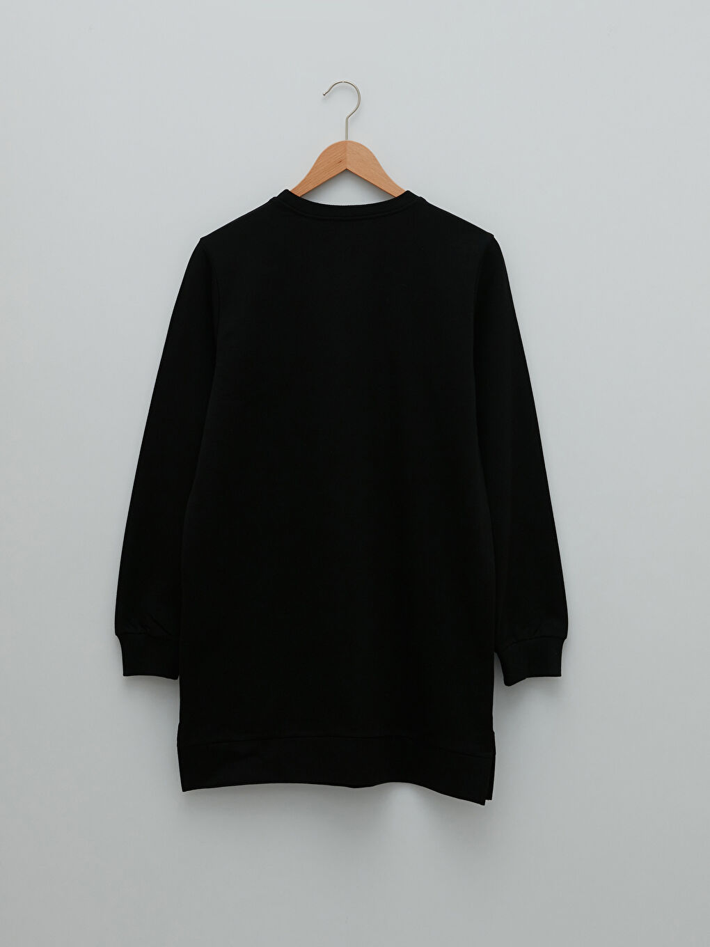 LCW Modest Crew Neck Plain Oversize Women's Sweatshirt Tunic -S2CR28Z8-RQN