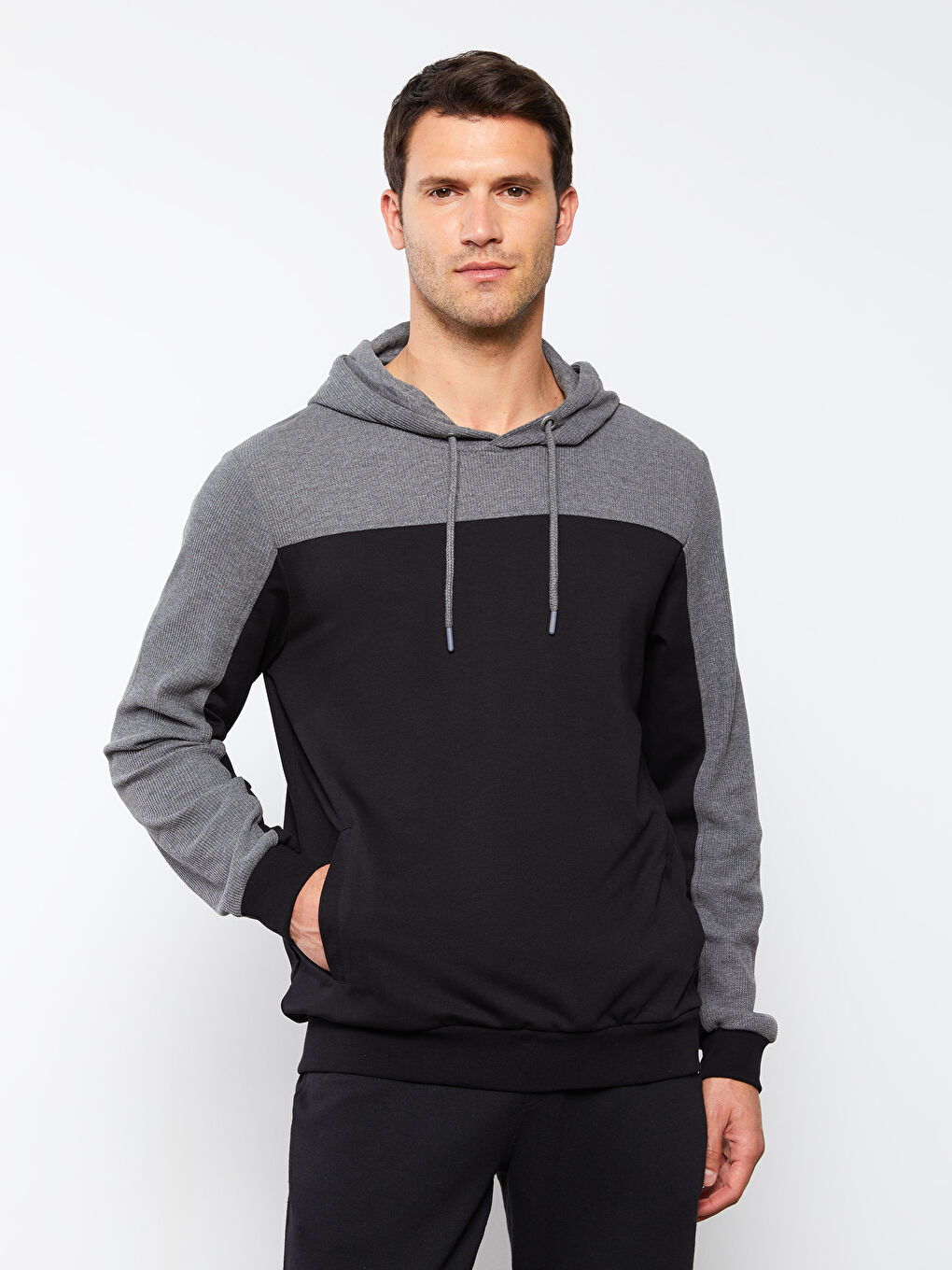 SOUTHBLUE Long Sleeve Color Block Men's Hoodie -S2CR73Z8-CVL