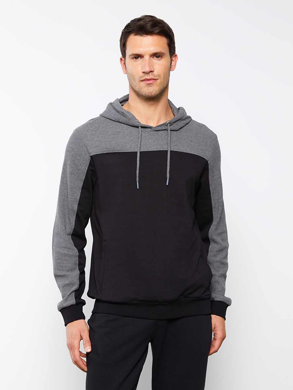 SOUTHBLUE Long Sleeve Color Block Men's Hoodie -S2CR73Z8-CVL