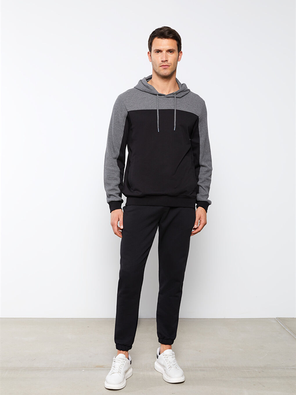 SOUTHBLUE Long Sleeve Color Block Men's Hoodie -S2CR73Z8-CVL