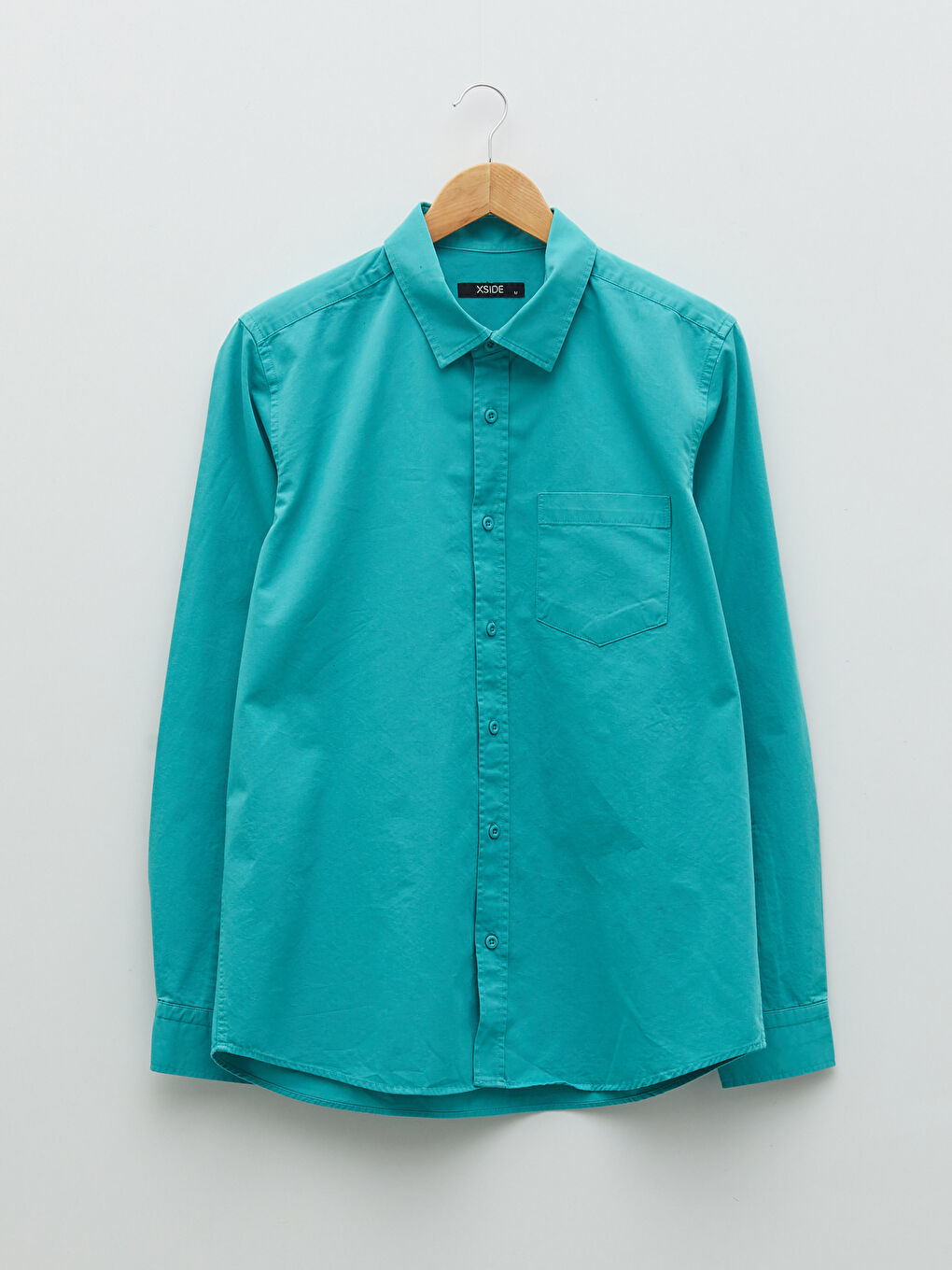 Turkuaz Regular Fit Uzun Kollu Erkek Gömlek-7