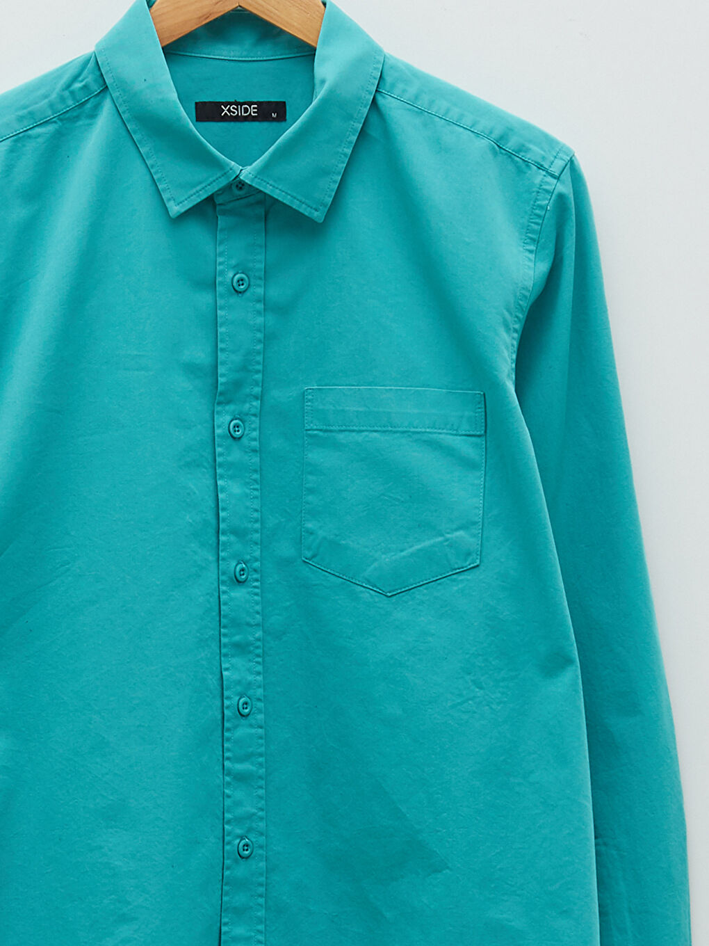 Turkuaz Regular Fit Uzun Kollu Erkek Gömlek-9