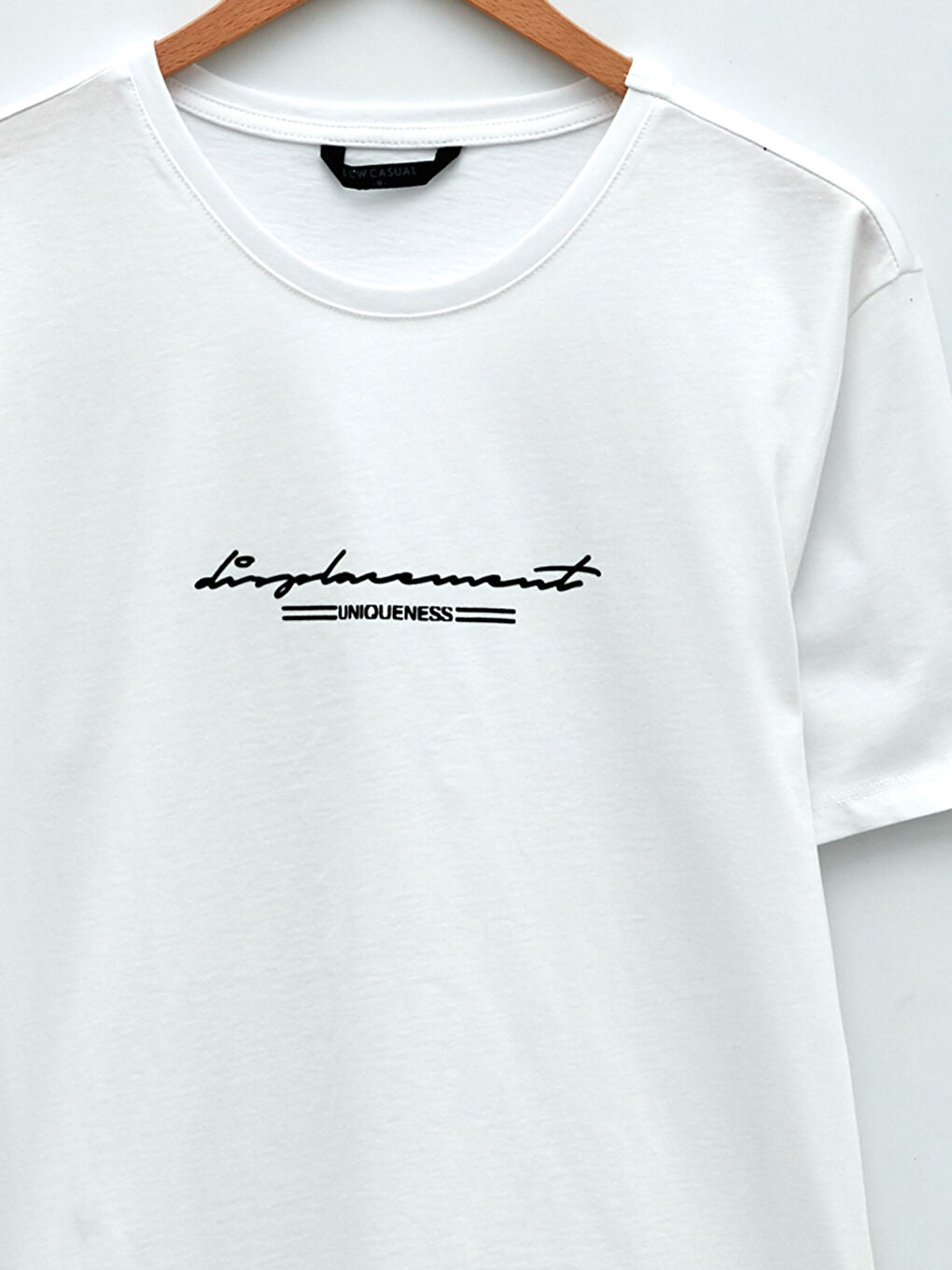 Crew Neck Short Sleeve Printed Combed Cotton Men's T-shirt-7