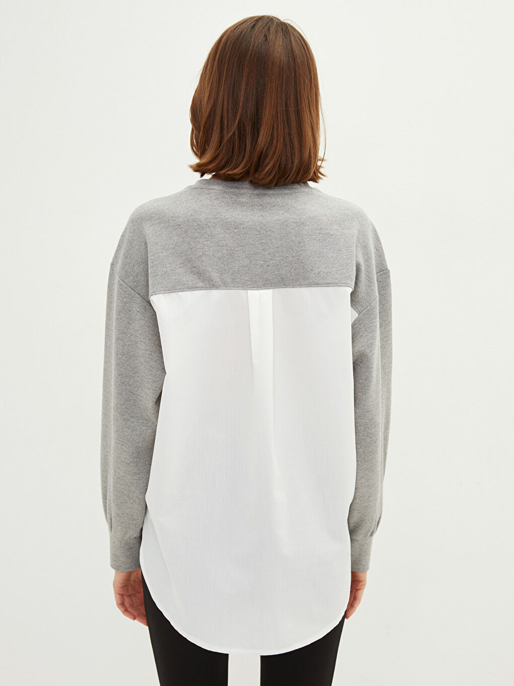 LCW Vision Crew Neck Plain Long Sleeve Women's Sweatshirt -S2CS70Z8-LAL
