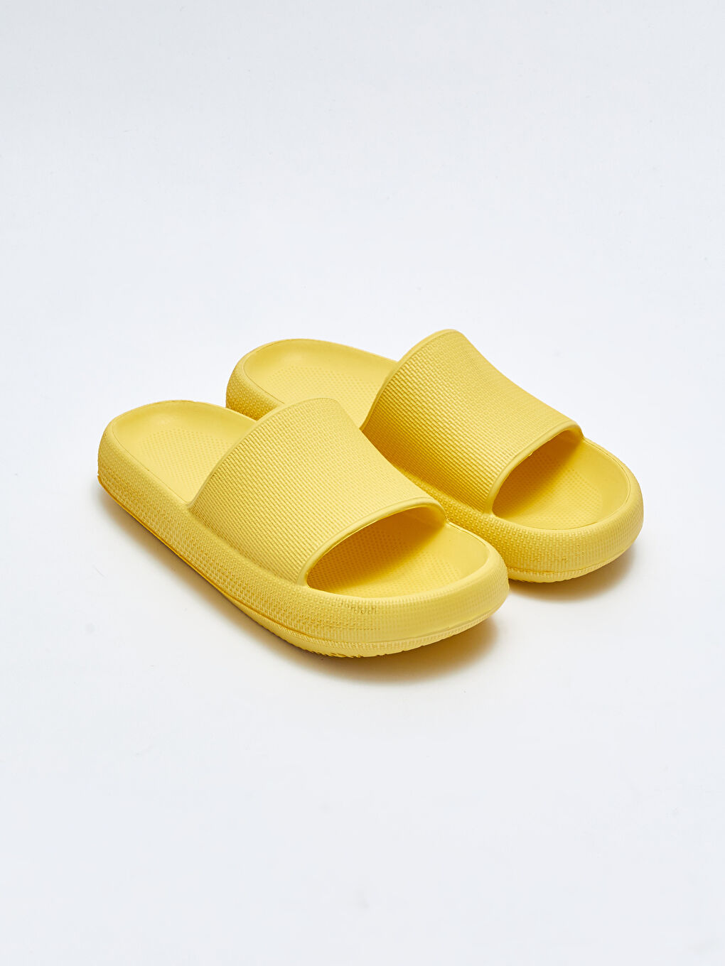 Sarı Tek Bantlı Kadın Terlik