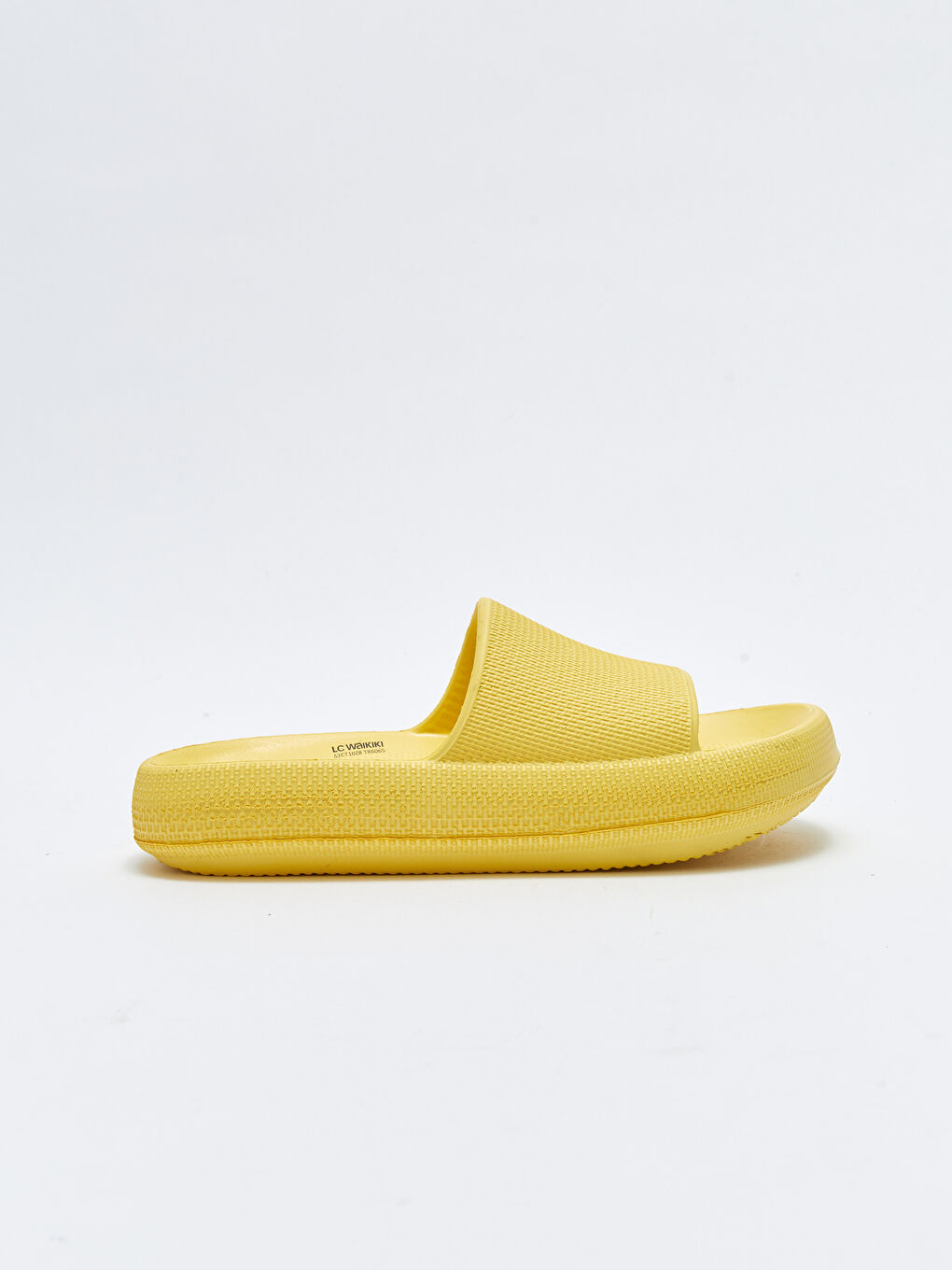 Sarı Tek Bantlı Kadın Terlik-1