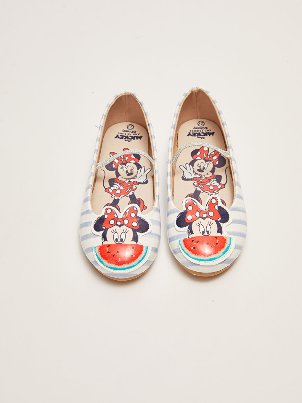 Minnie Mouse Licensed Elastic Girl Baby Flats-2