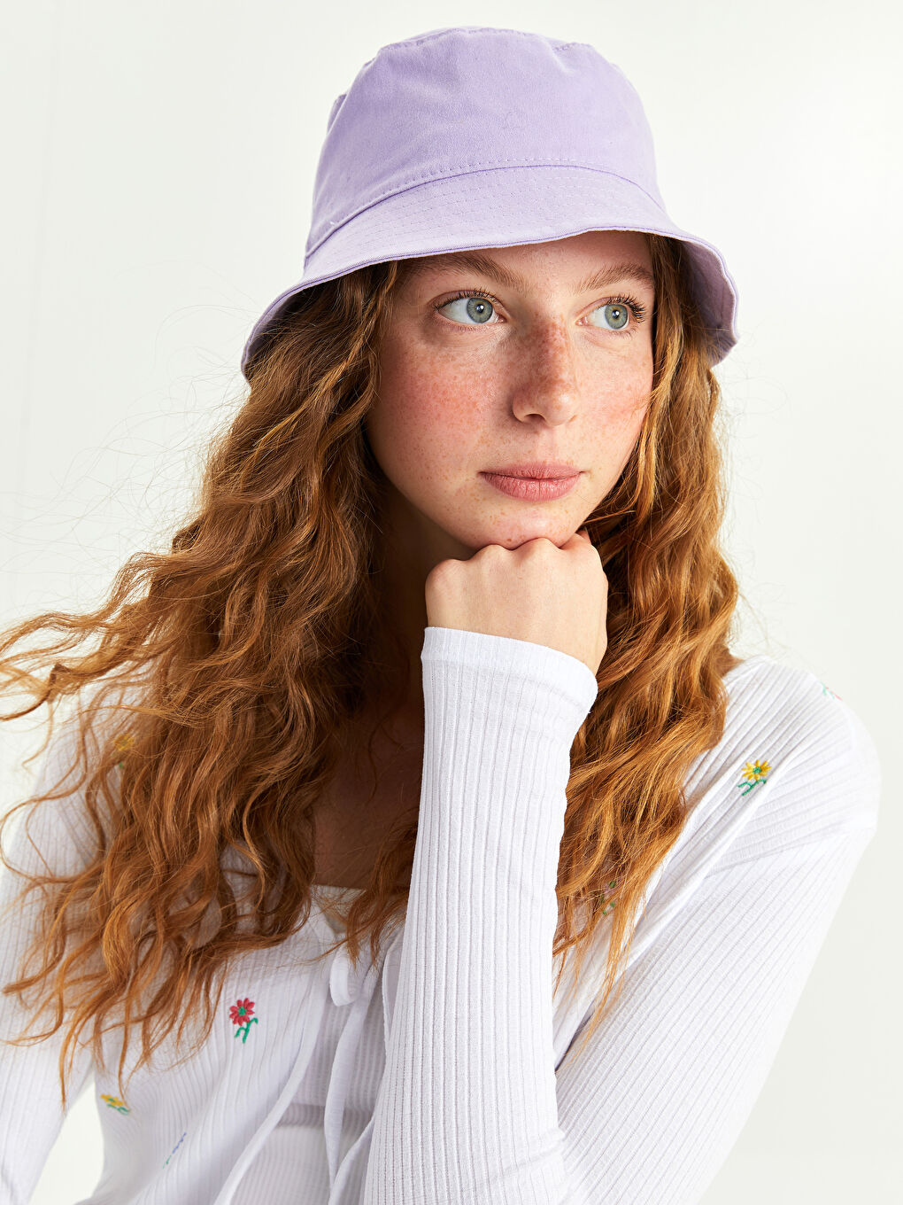 Cardigan cu Guler cu Panglică Brodat și Mânecă Lungă pentru Femei-2