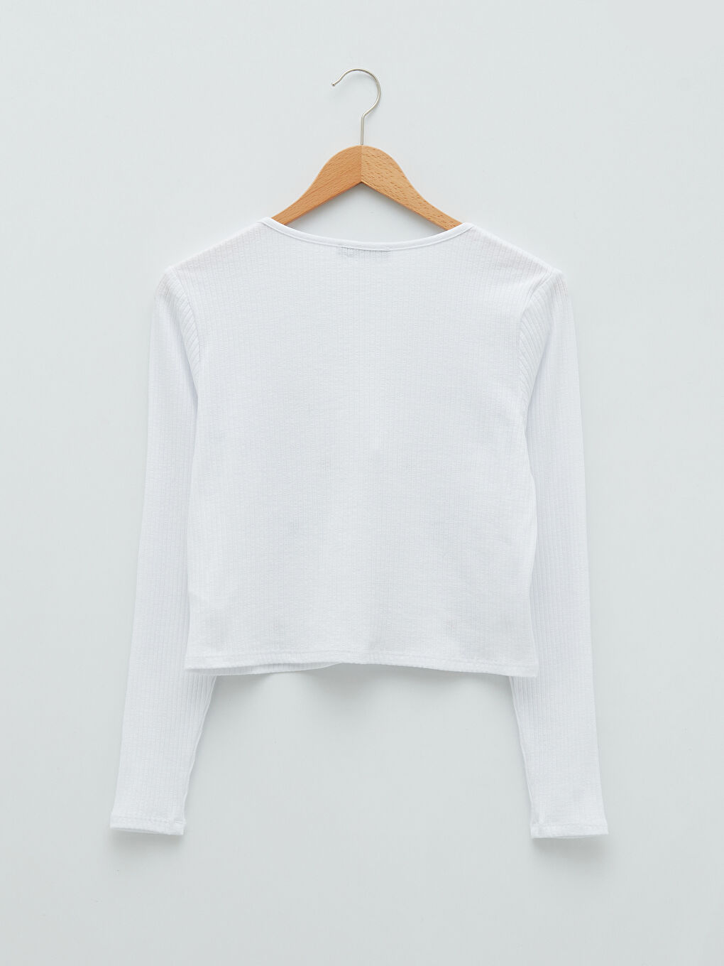 Cardigan cu Guler cu Panglică Brodat și Mânecă Lungă pentru Femei-7