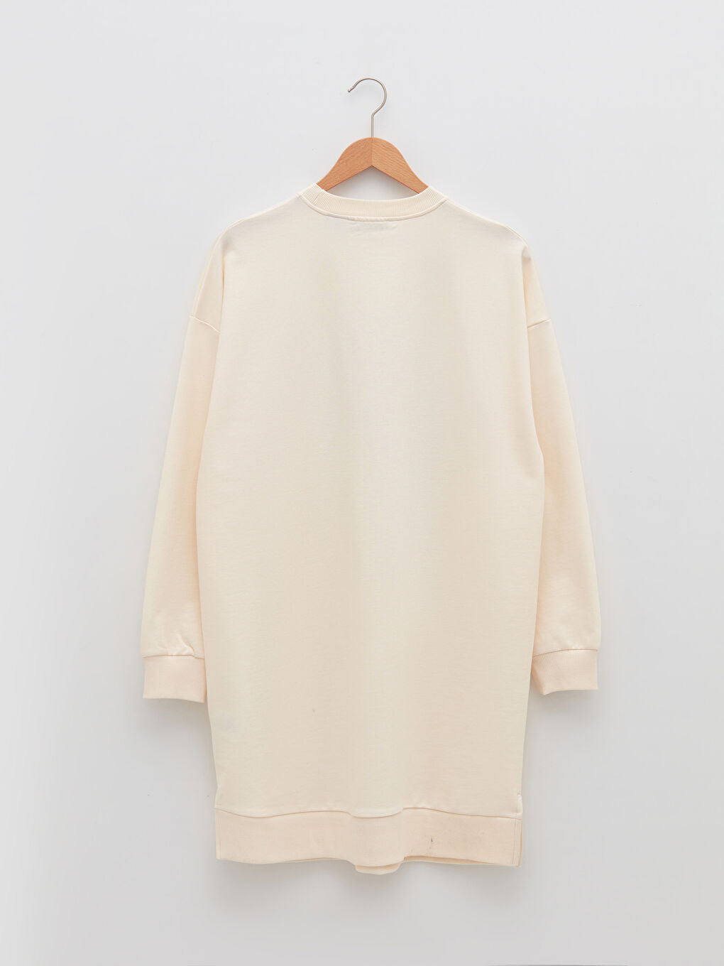 әйелдерге арналған дөңгелек жағалы микки маус принтті ұзын жең оверсайз свитшот туника-6