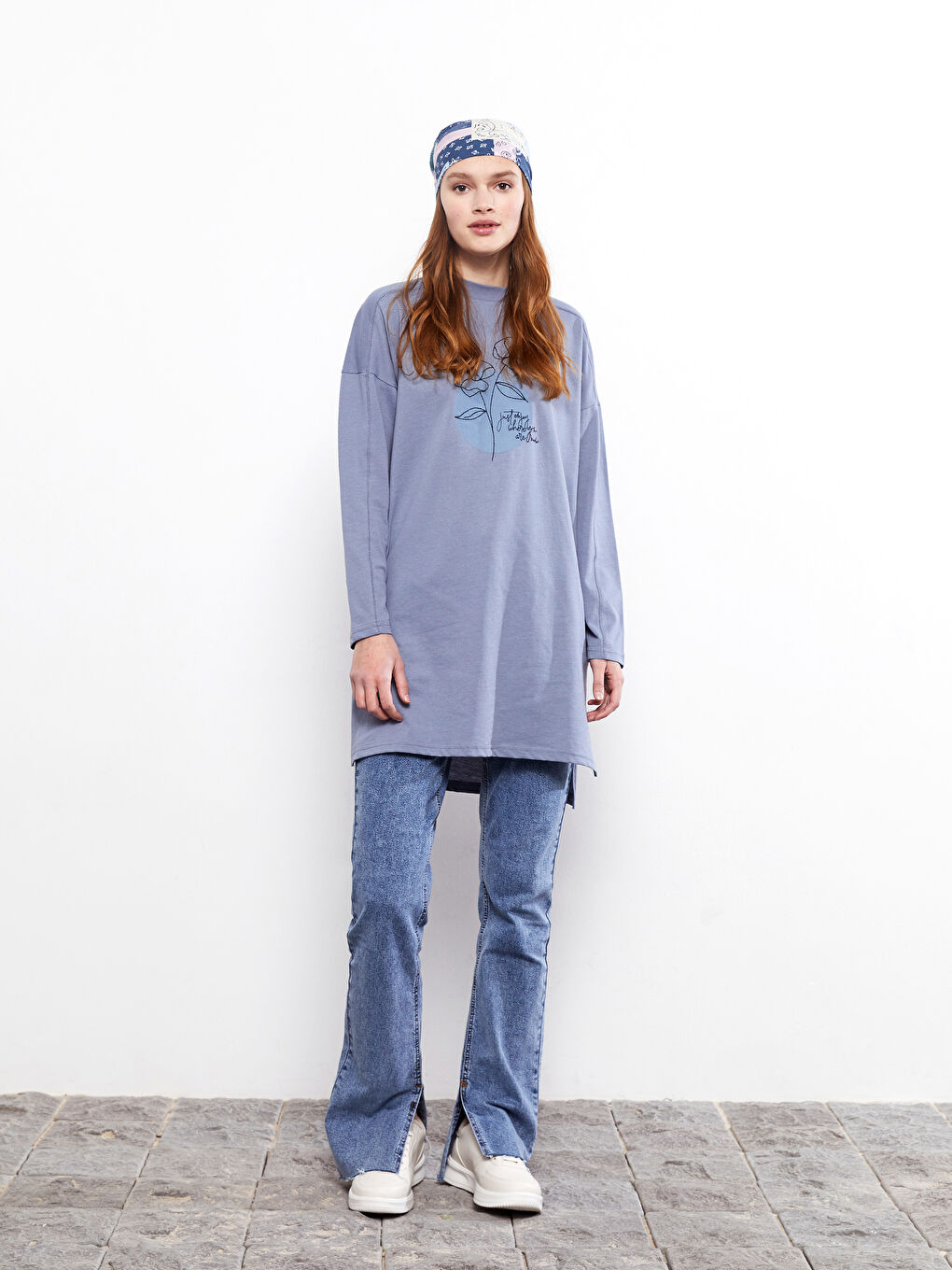 باندانا قطن مطبوع للسيدات - عبوة من 2-1