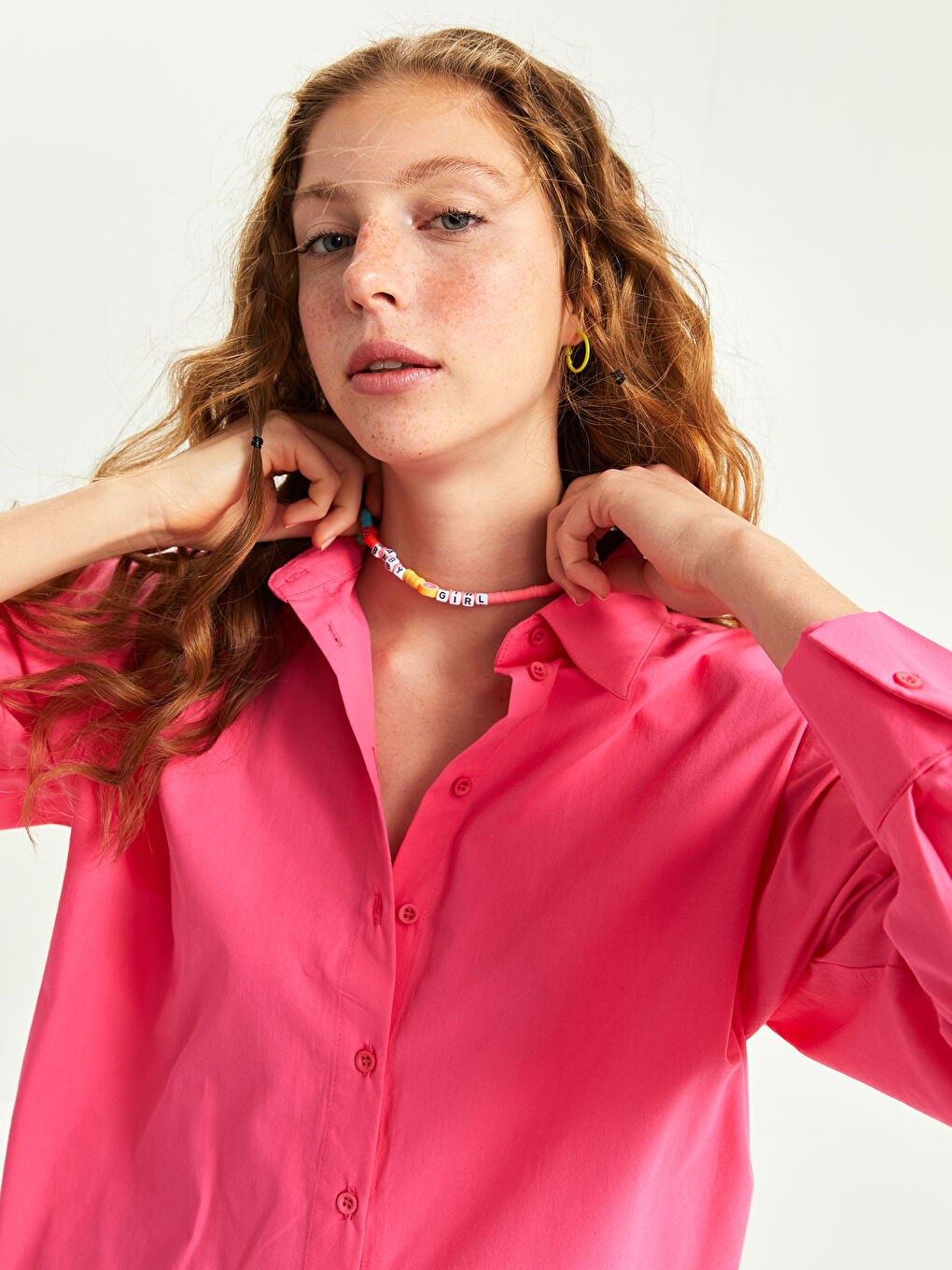 Žena FUKSIJA Košulja-1