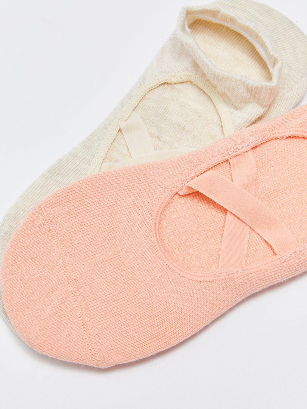 Chaussettes de Yoga et de Pilates pour Femmes avec Semelle Antidérapante Lot de 2-2