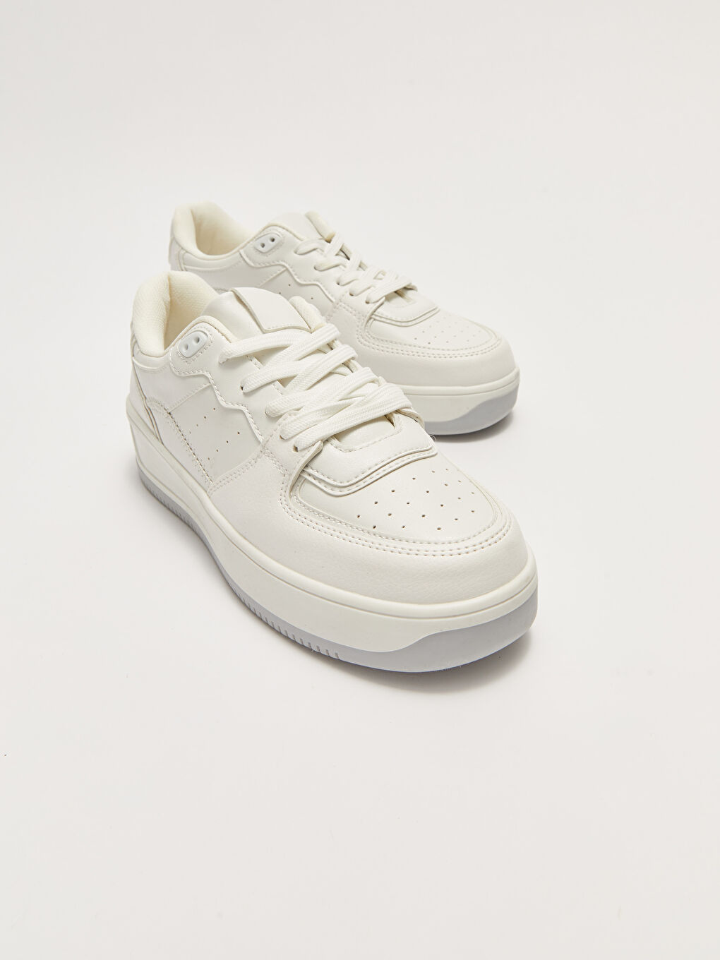 Lace-Up Thick Sole Women's Sport Shoes-6