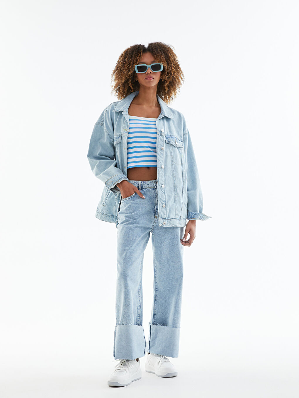 Lace-Up Thick Sole Women's Sport Shoes-1