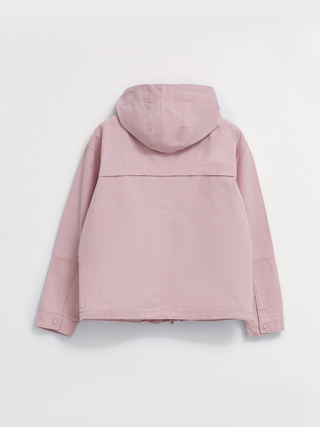Manteau Oversize Femme À Capuche Uni Manches Longues-7