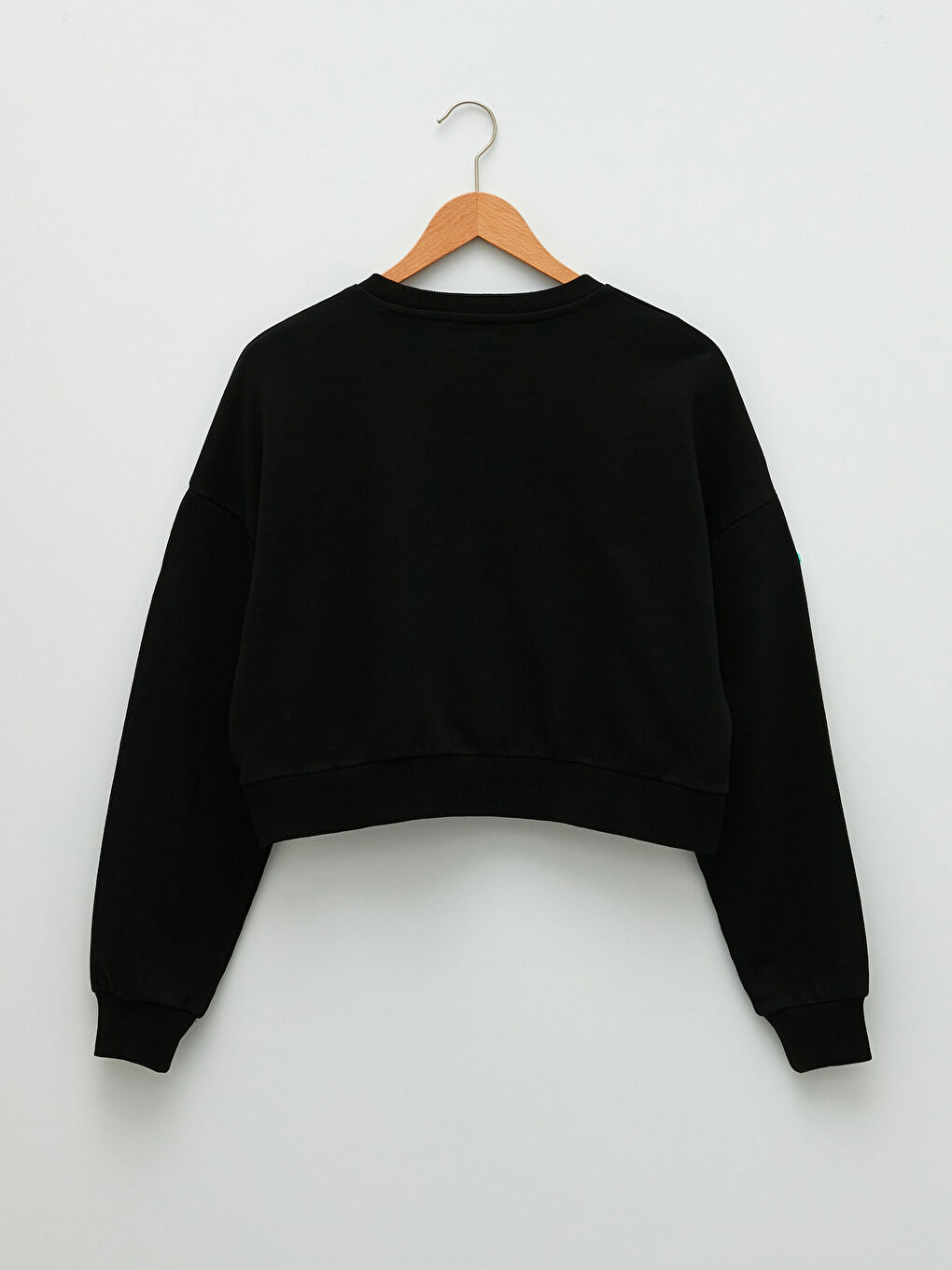 Siyah Bisiklet Yaka Tweety Baskılı Uzun Kollu Kadın Sweatshirt-6