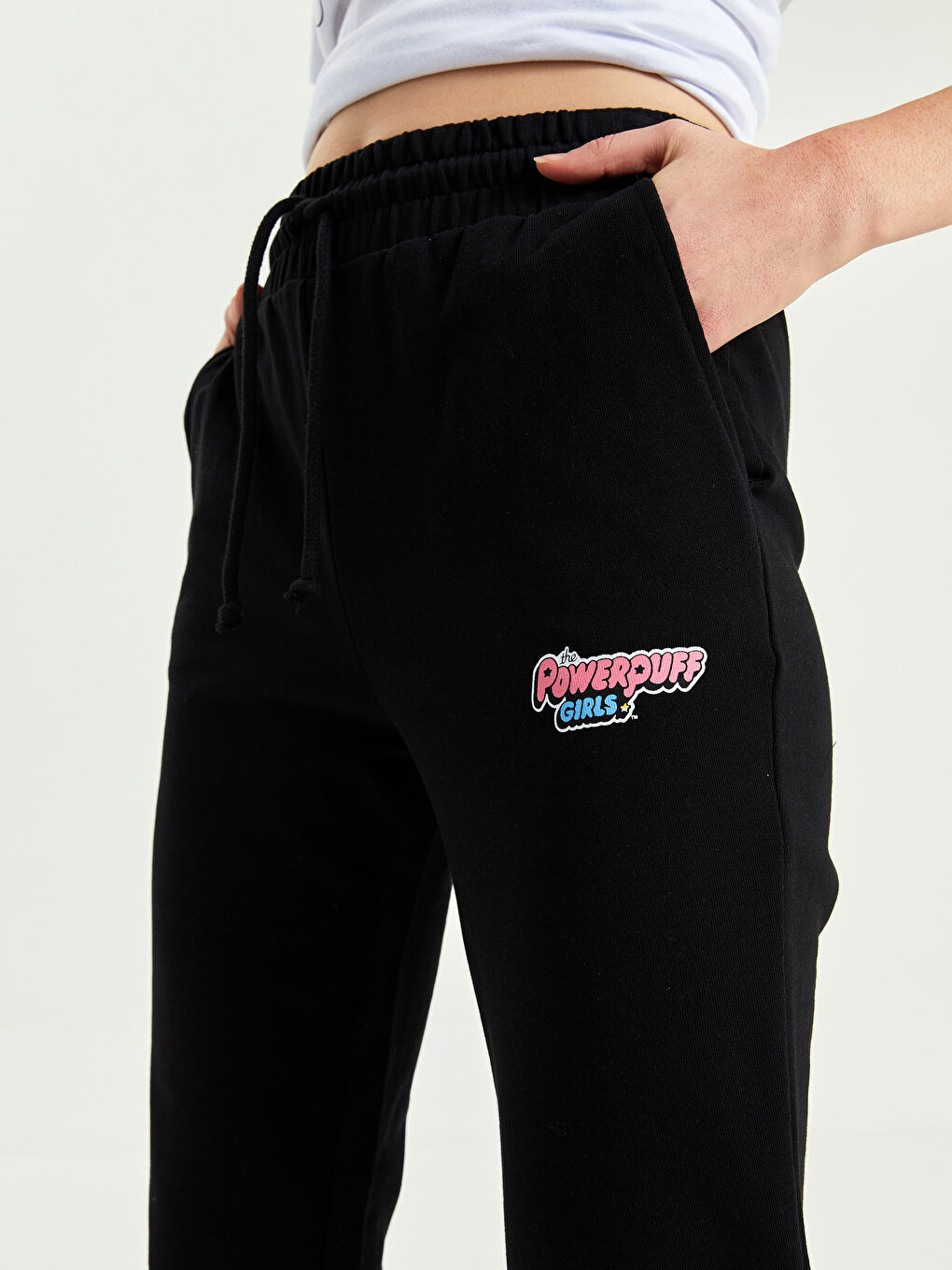 XSIDE Elastic Waist Powerpuff Girls Printed Women's Jogger Sweatpants -S2CY04Z8-CVL