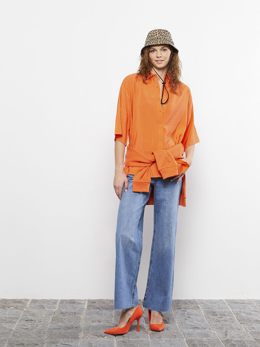 Cămașă Simplă pentru Femei cu Închidere cu Nasturi în Față