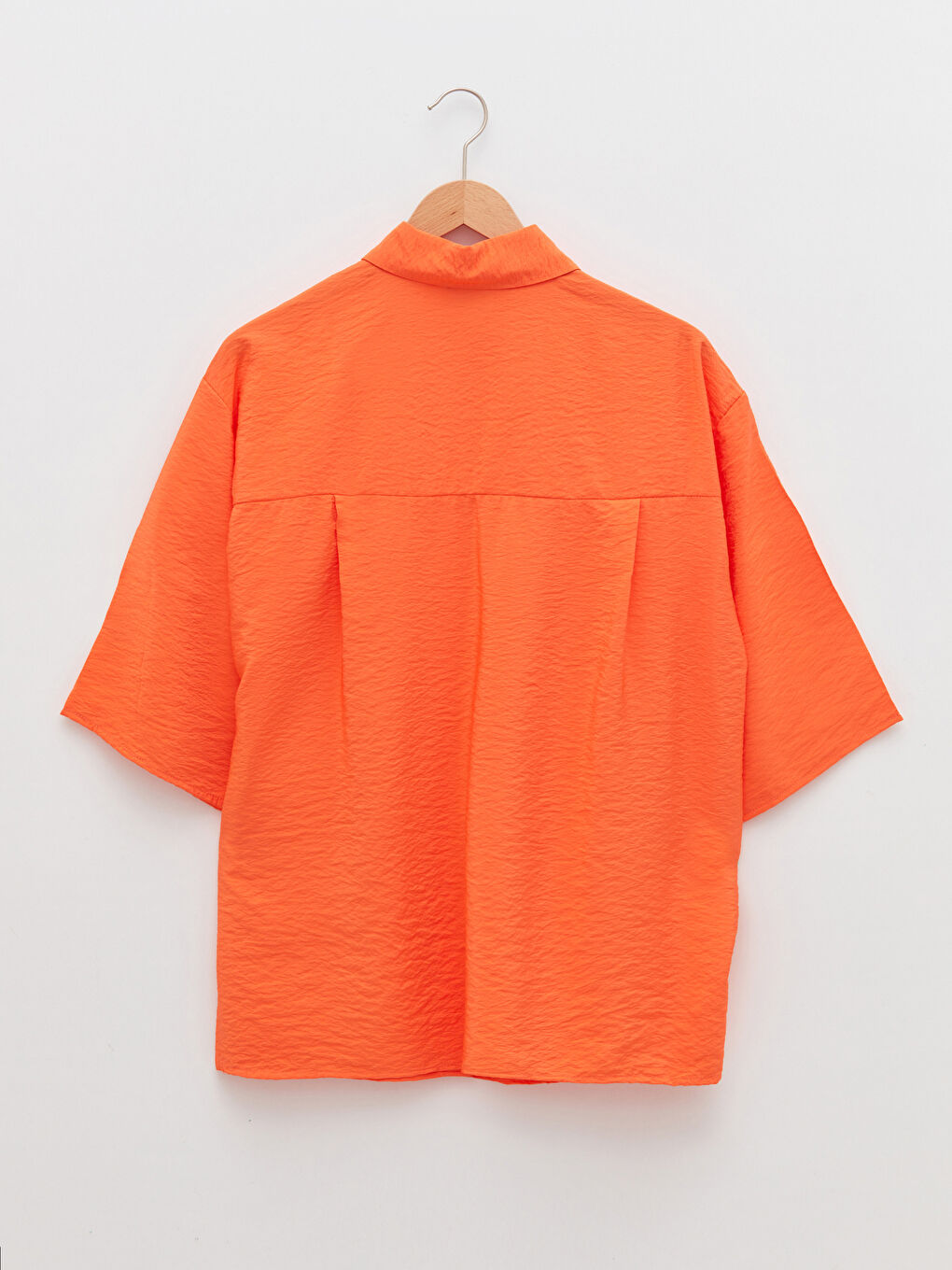 Cămașă Simplă pentru Femei cu Închidere cu Nasturi în Față-7