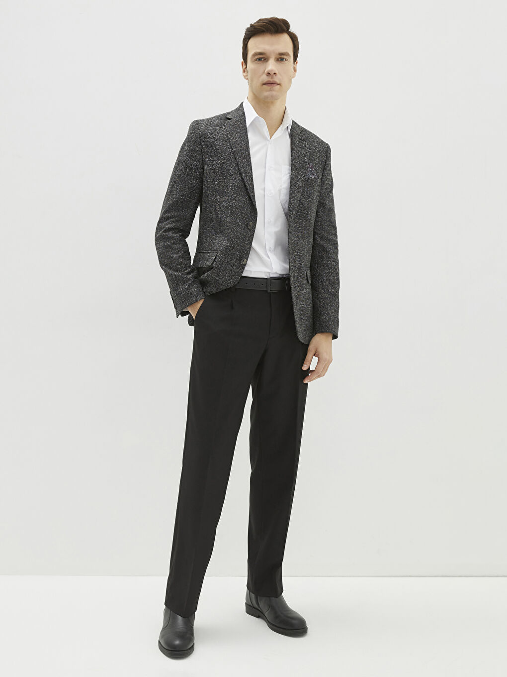 Standart Kalıp Erkek Blazer Ceket-4