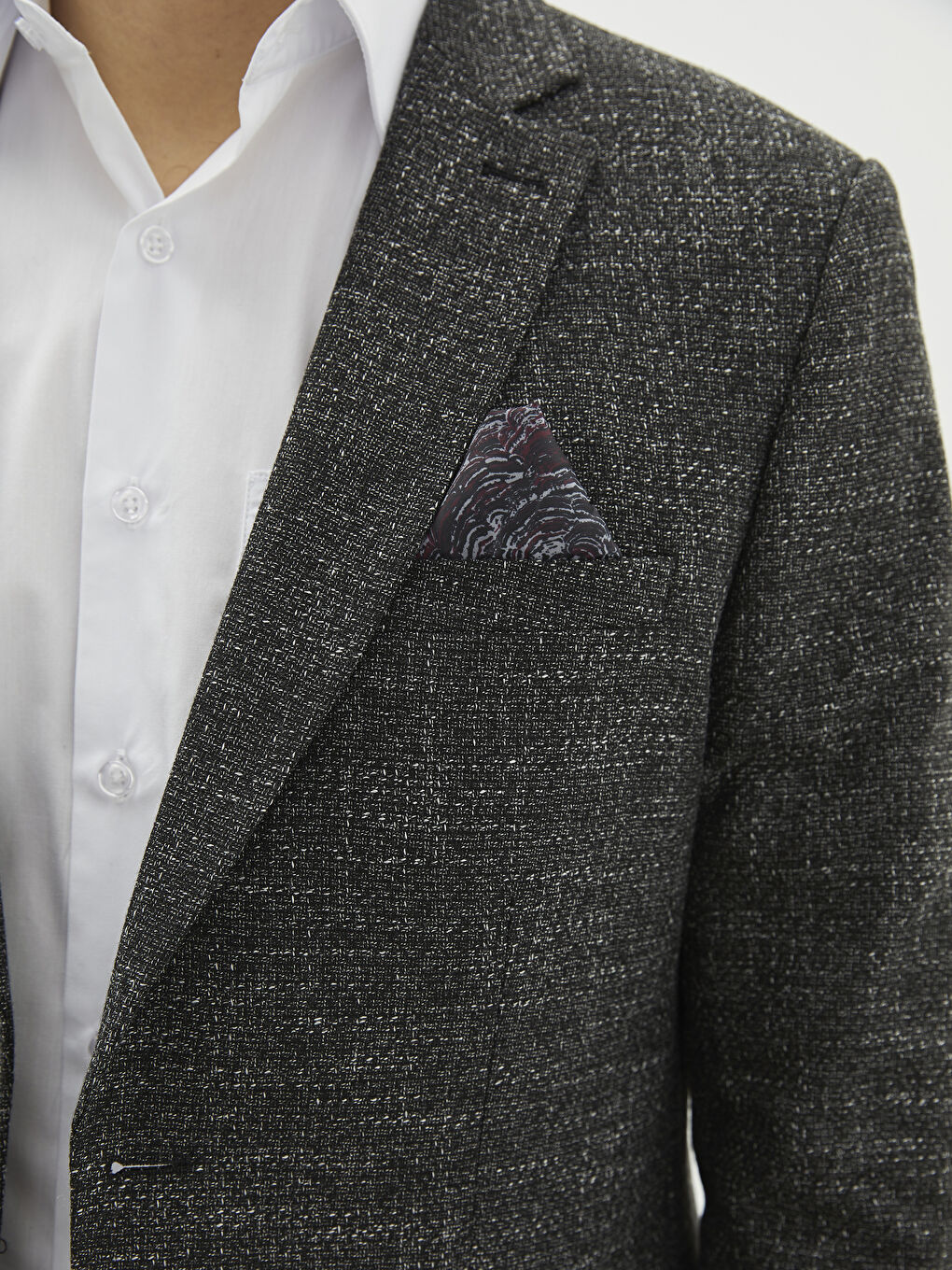 Standart Kalıp Erkek Blazer Ceket-5