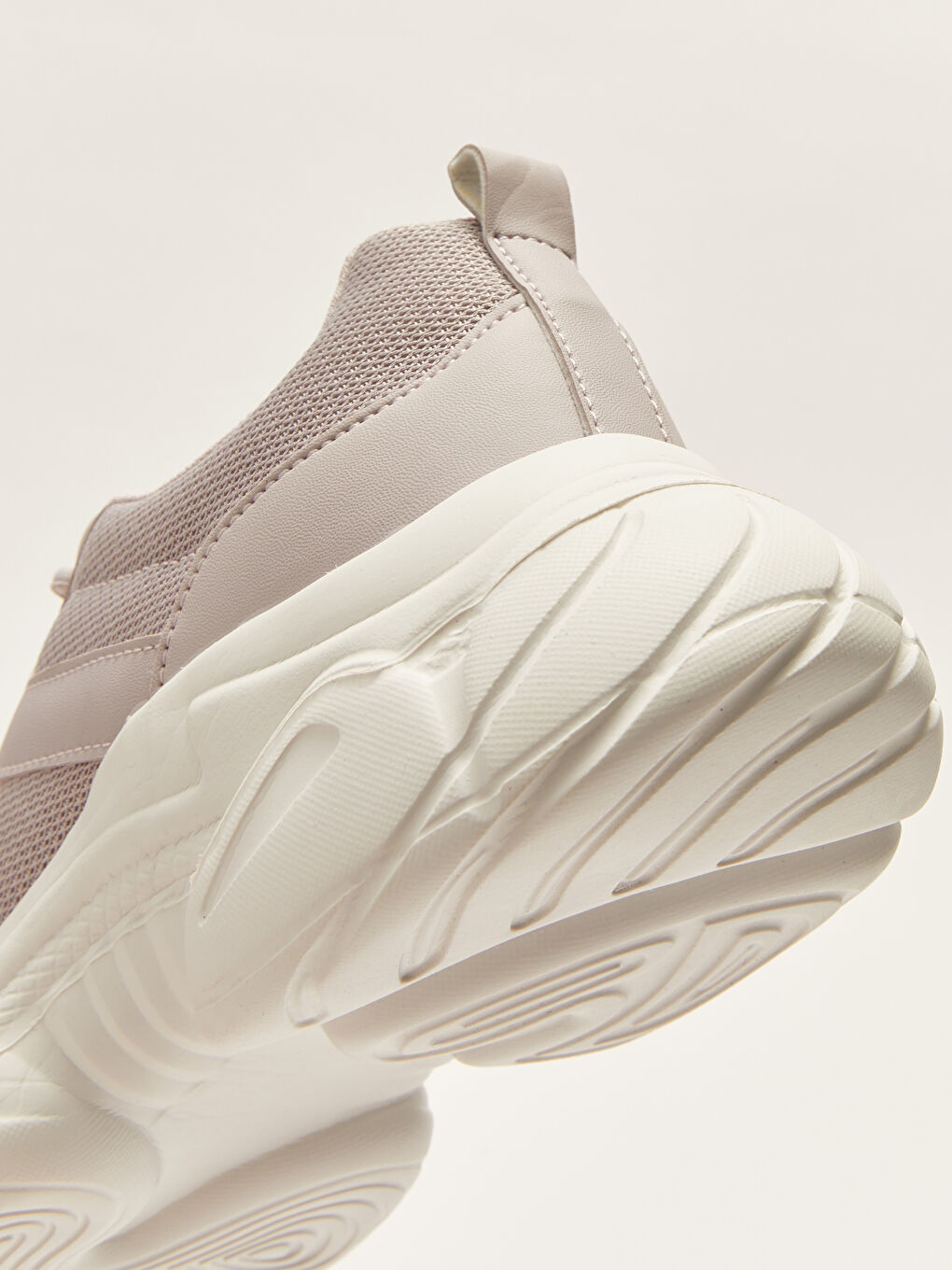 Lila File Detaylı Kalın Taban Kadın Aktif Spor Ayakkabı-7