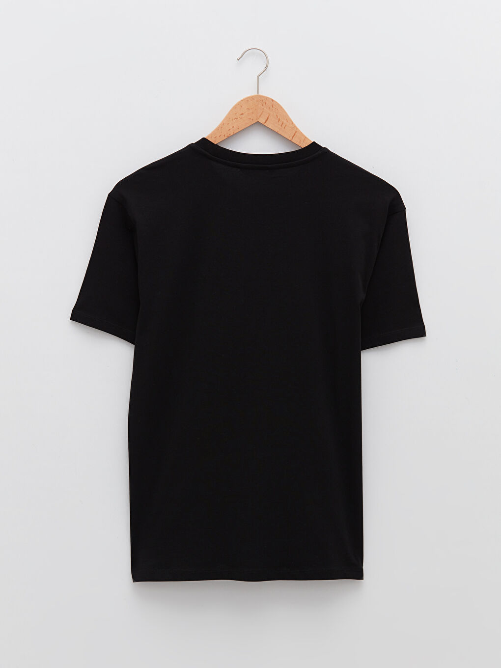 Crew Neck Short Sleeve Printed Combed Cotton Men's T-shirt-6