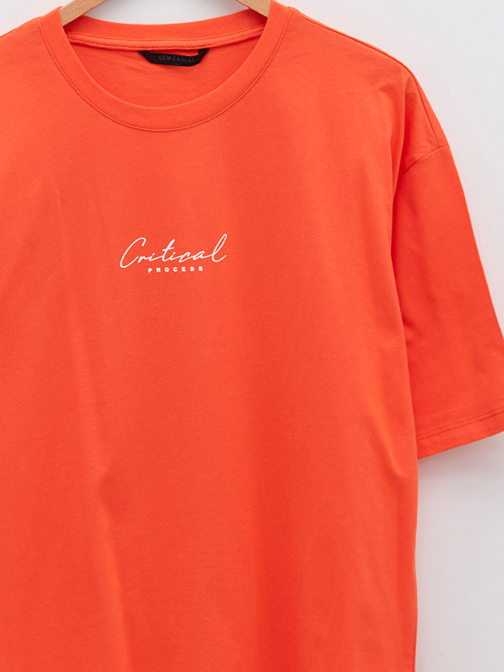 Crew Neck Short Sleeve Printed Combed Cotton Men's T-shirt-7