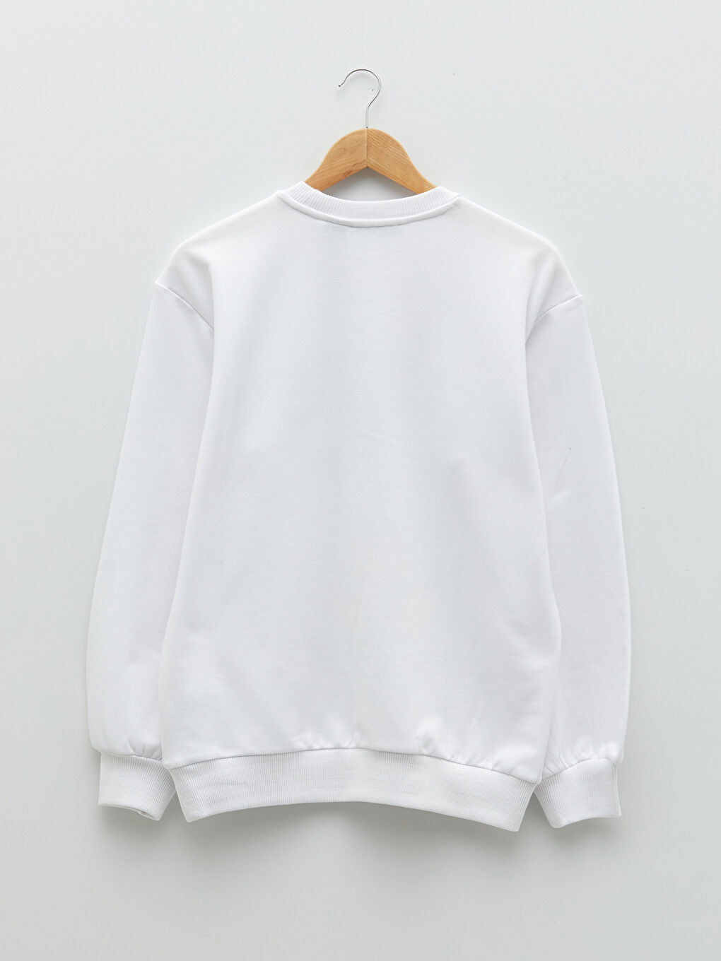 Sweat-shirt à col rond imprimé Mickey Mouse à manches longues pour Femmes-6