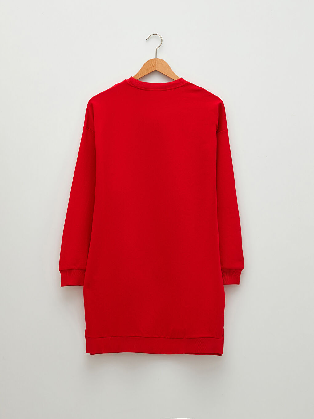 Crew Neck Mickey Mouse Printed Long Sleeve Oversize Women's Sweatshirt Tunic-6