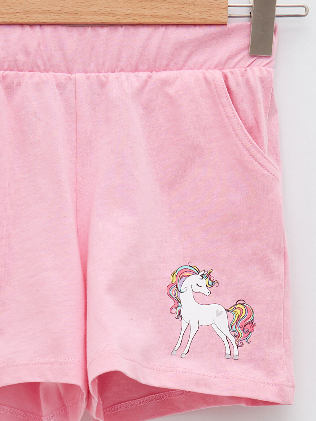 Elastic Waist Printed Girl's Shorts -S2CY92Z4-GA5