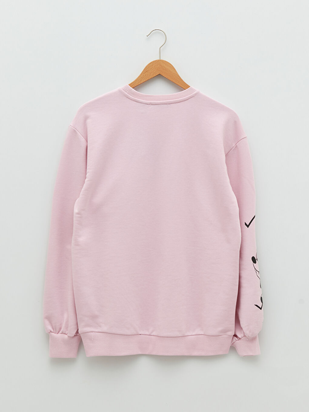 Crew Neck Mickey Mouse Printed Long Sleeve Women's Sweatshirt-6